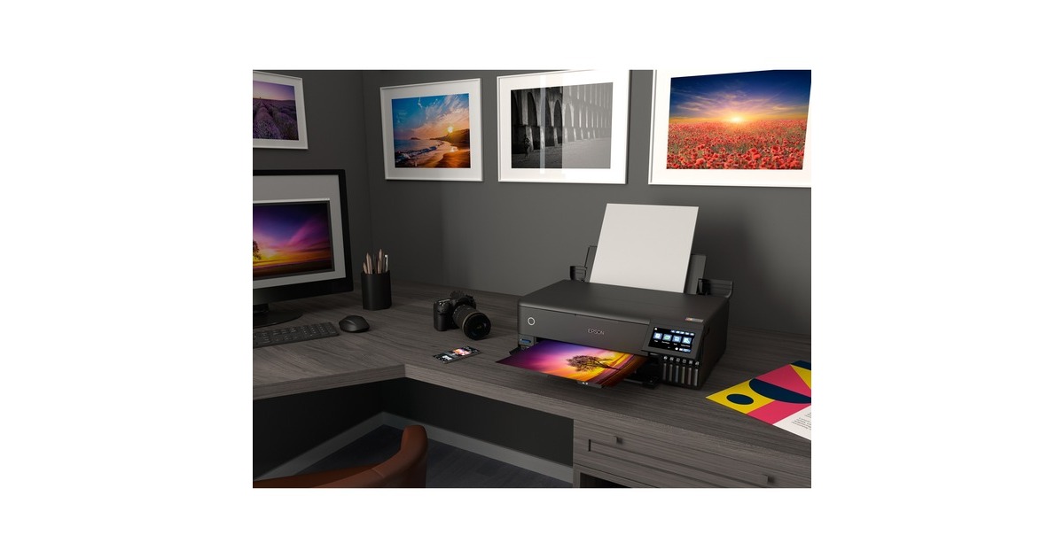 EpsonEcoTank ET-8550 all-in-one inkjetprinter  (Zwart, USB, WLAN, Scannen, Kopiëren)
