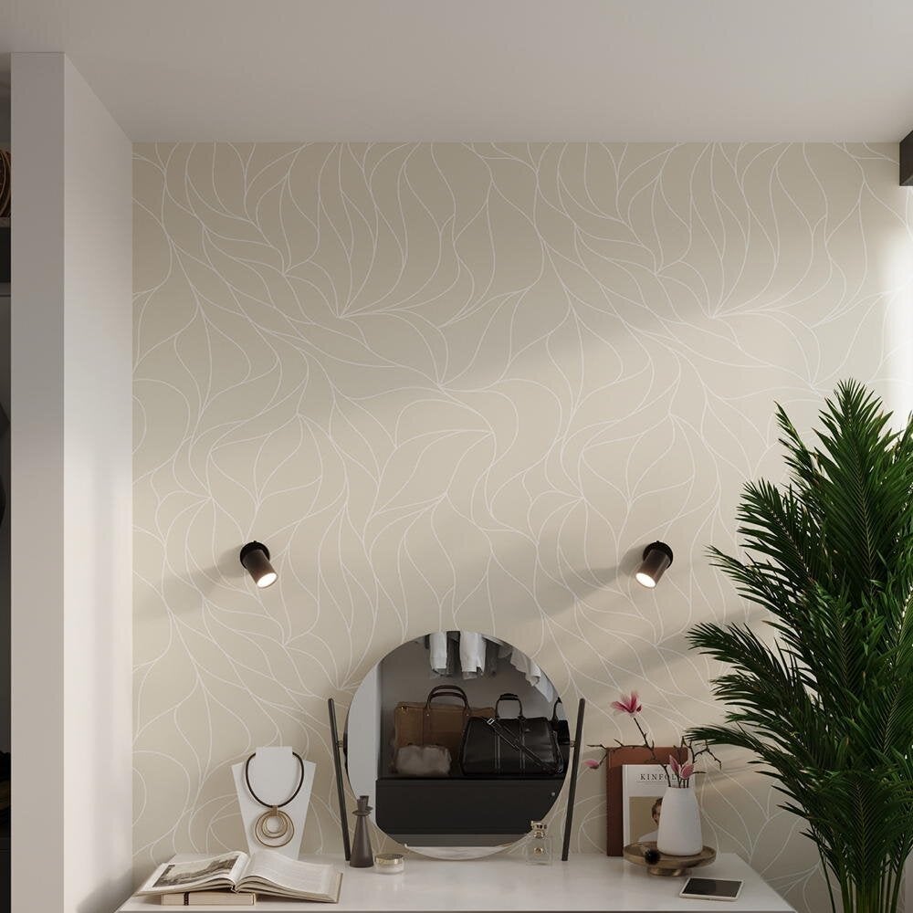 famlights | Len wandlamp in zwart GU10