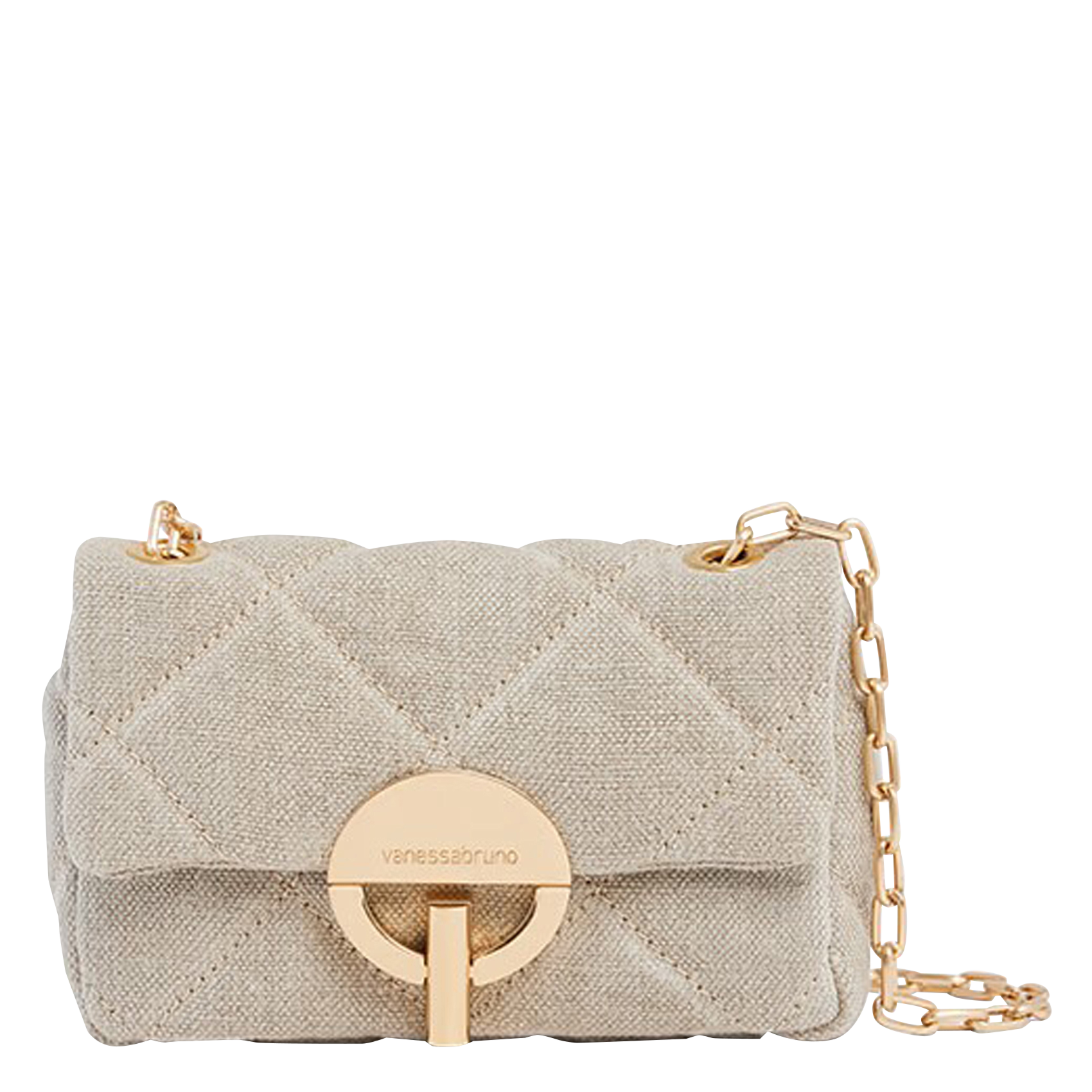 NANO MOON - Sac bandoulière en lin | Beige