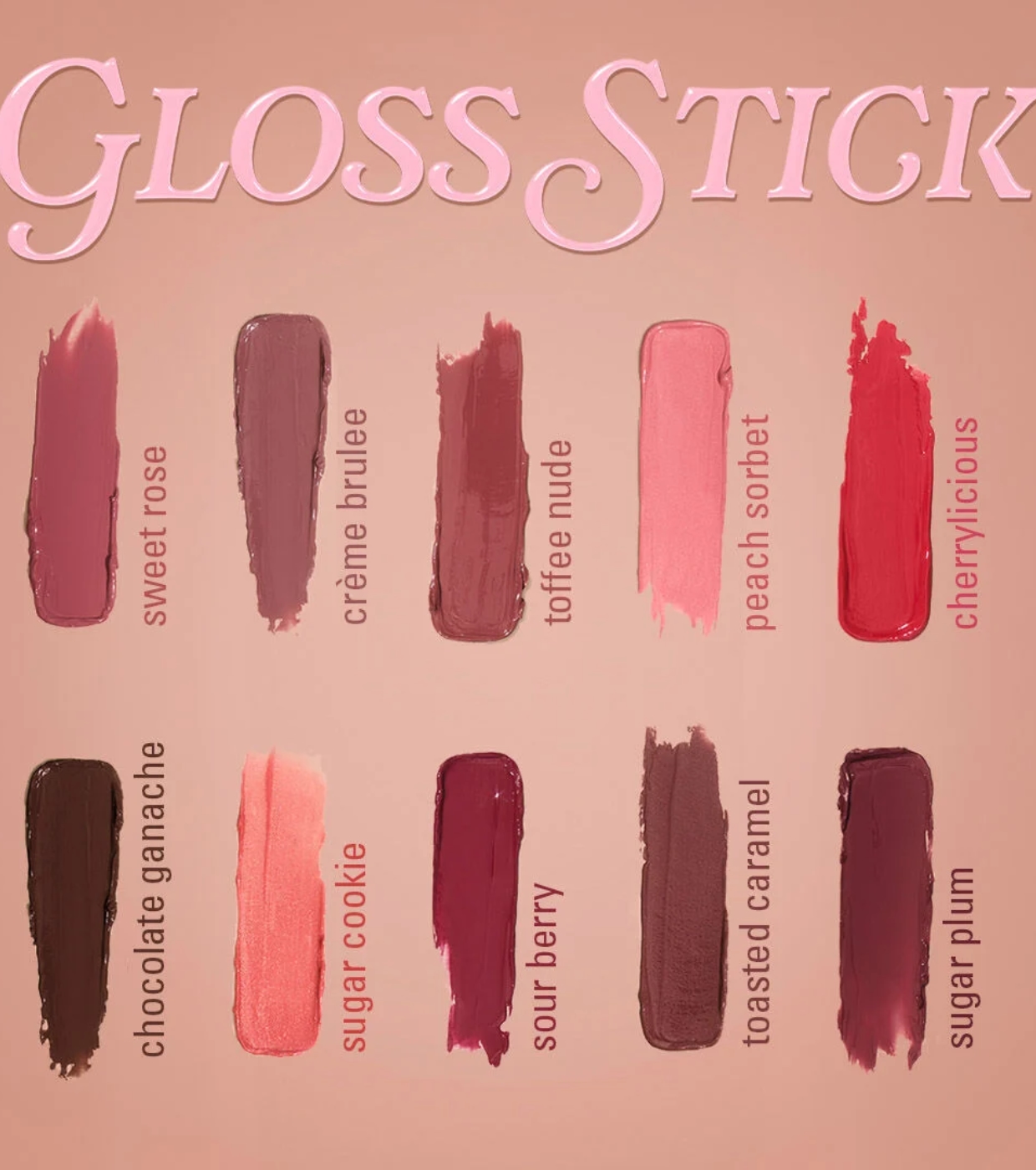 Makeup Revolution - Batom Pout Lip Gloss Stick - Sugar Cookie Pink