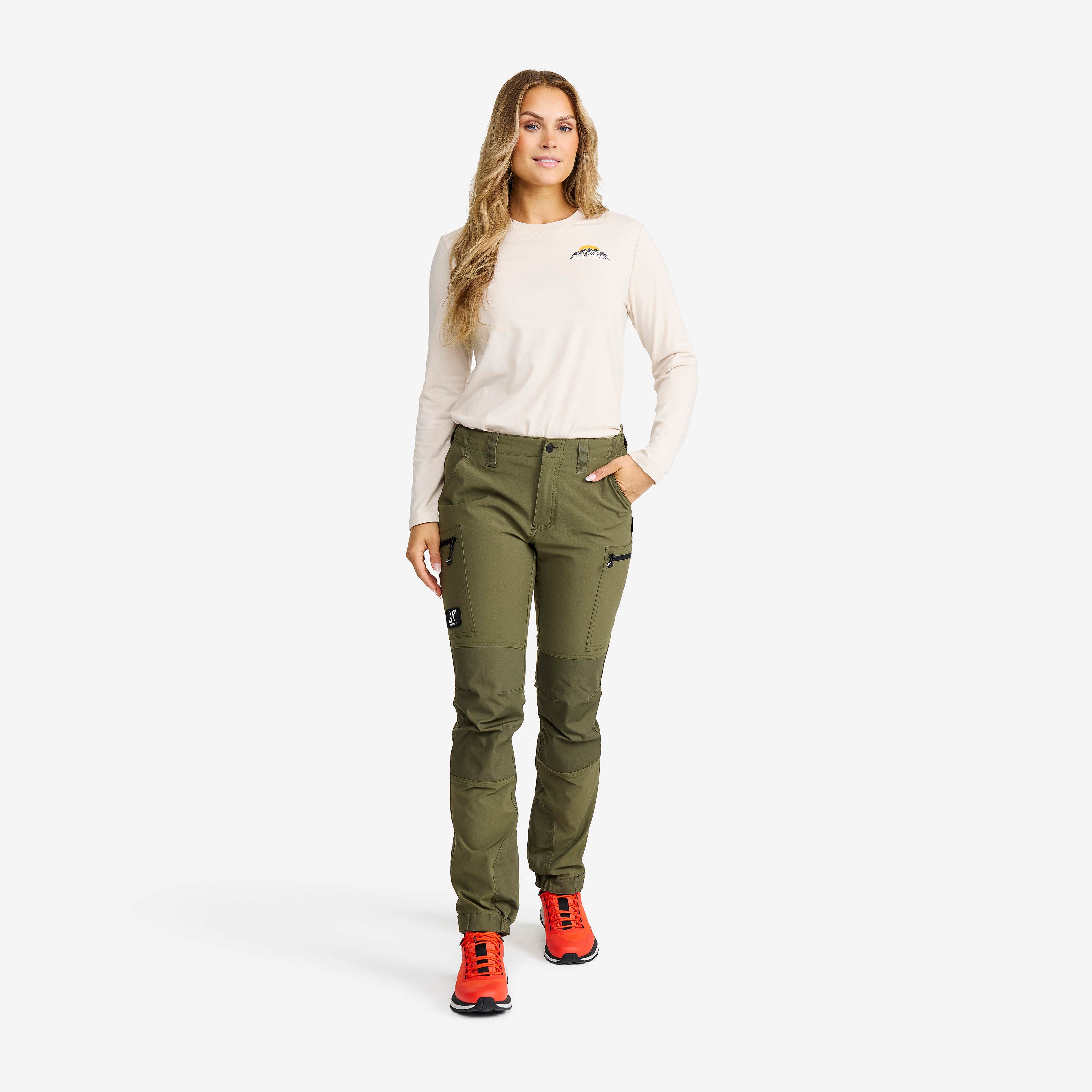 Nordwand Highwaist Stretch Pants Dame Olive Night