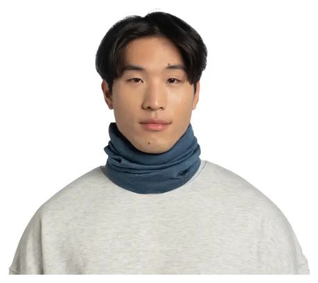 Tour de Cou Buff Merino Midweight Melange Bleu