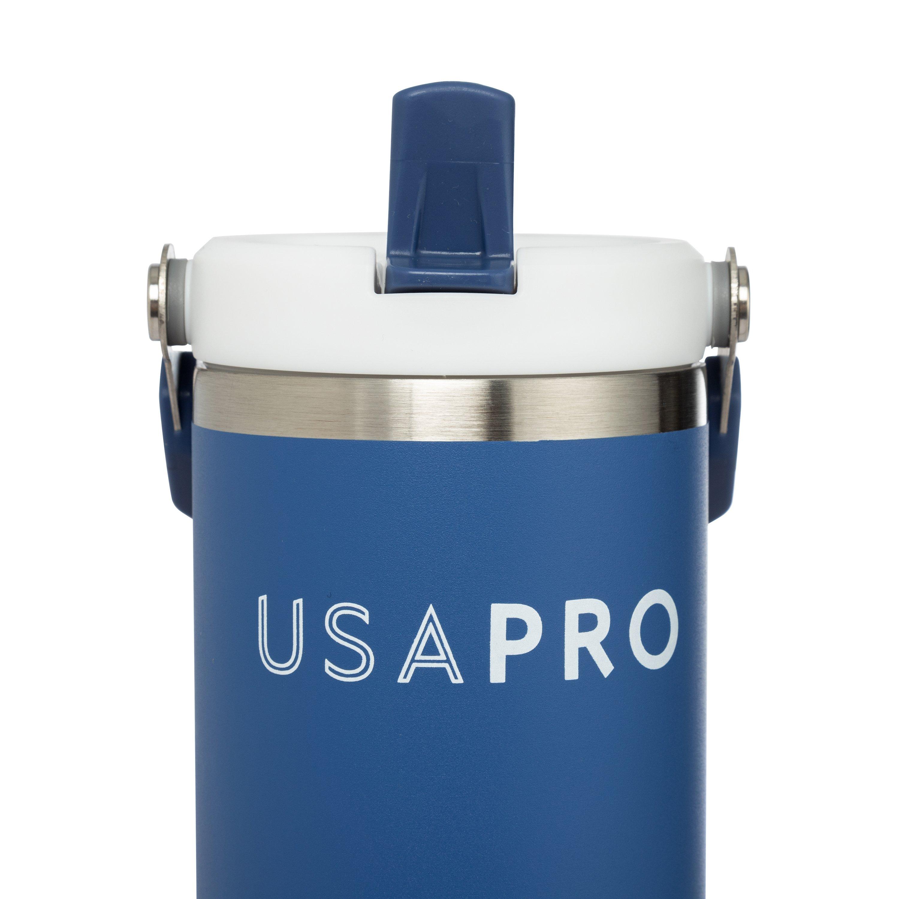 USA Pro Travel Cup with Flip Straw