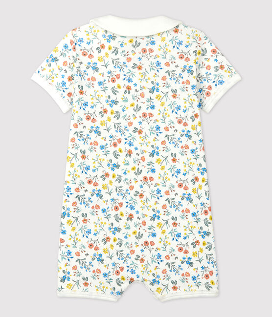 Combicourt fleuri bébé en coton