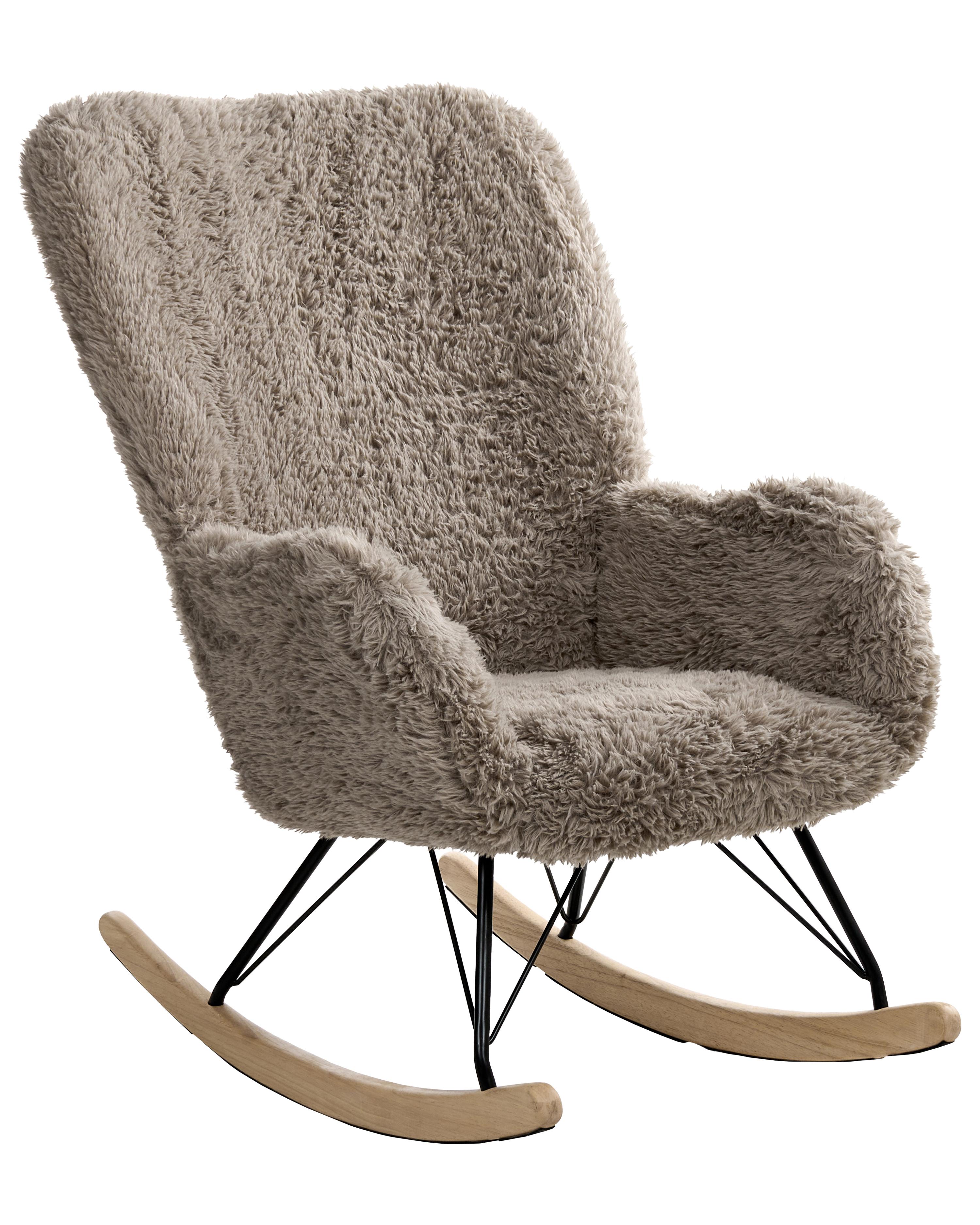 Schommelstoel AKRA Nepbont Taupe