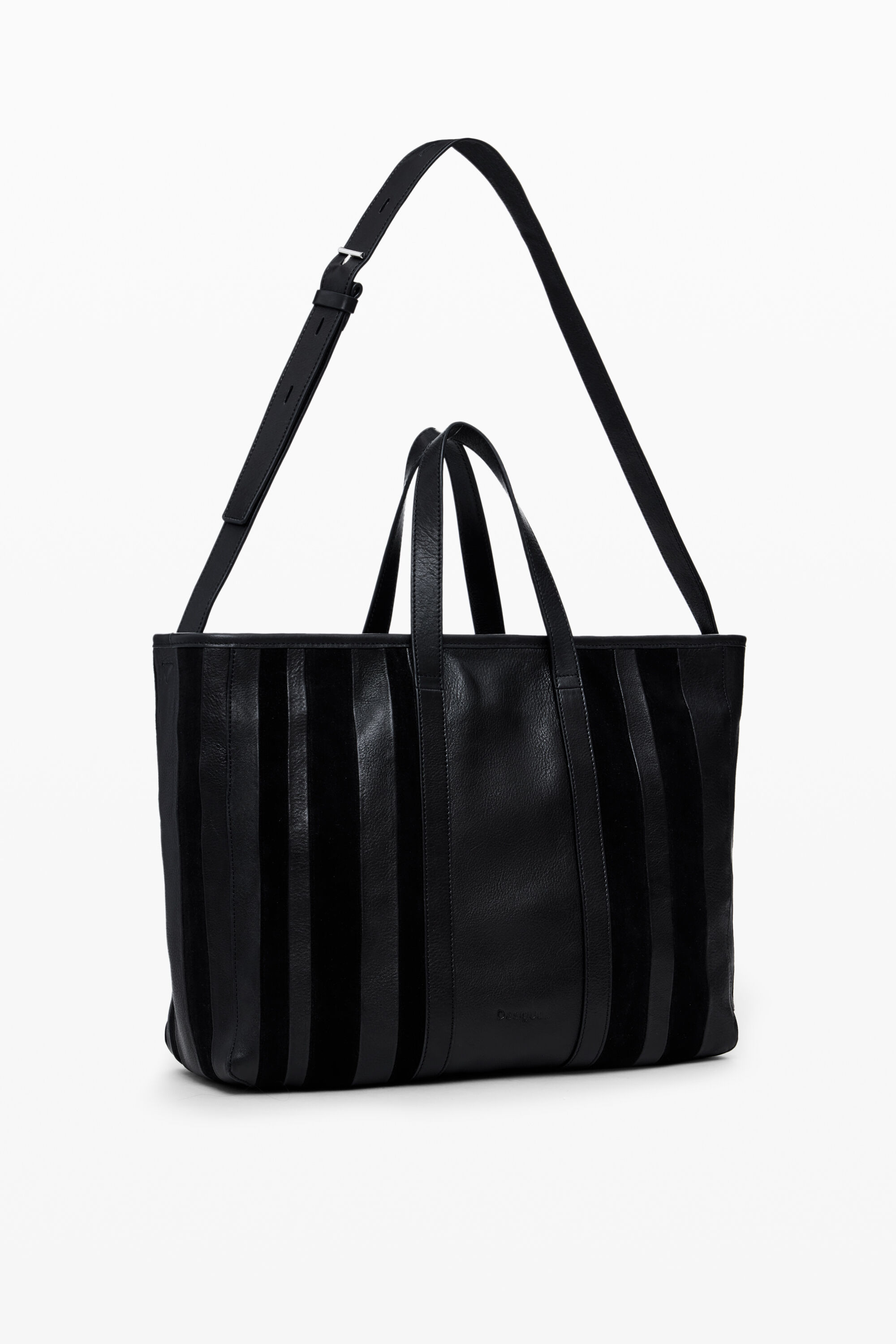Bolsa de compras de couro