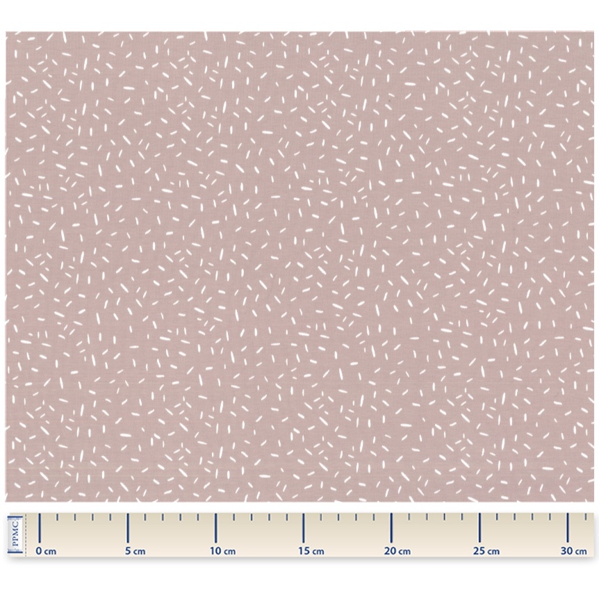 Tissu Jersey Paille Blanc Parme Clair