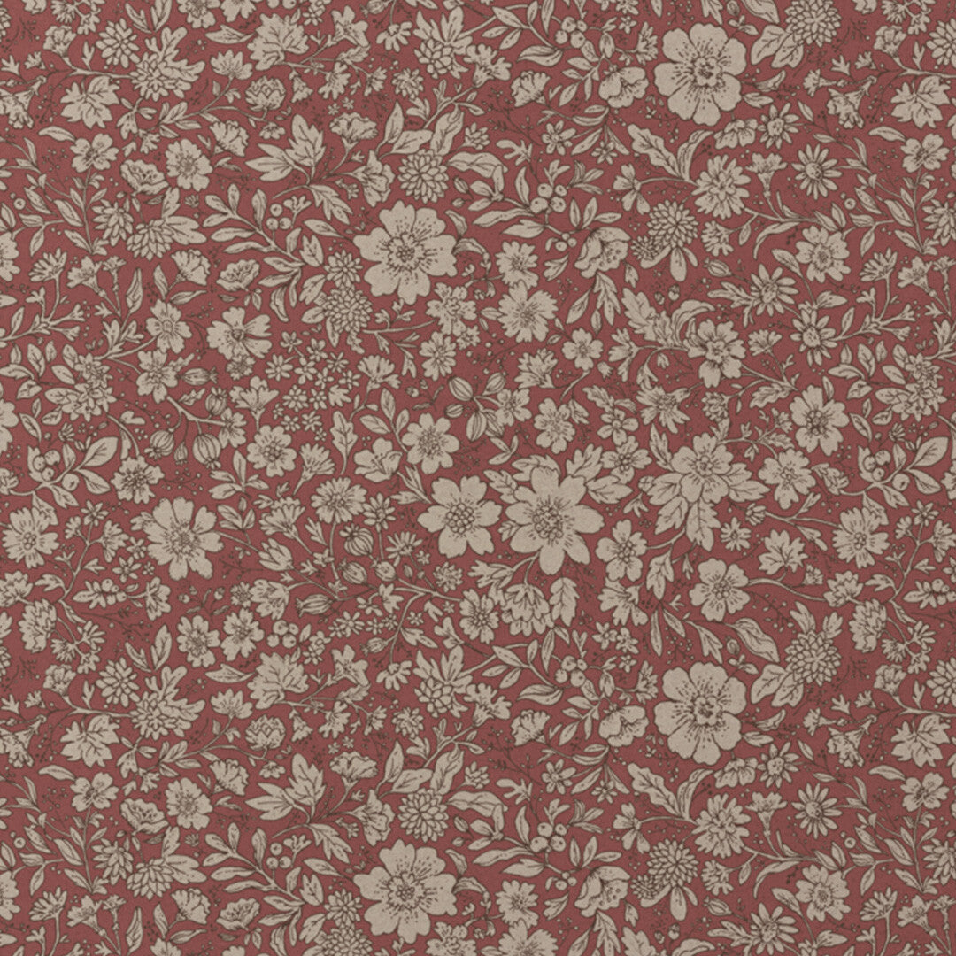 Maileg inpakpapier rode bloesem - 10 m