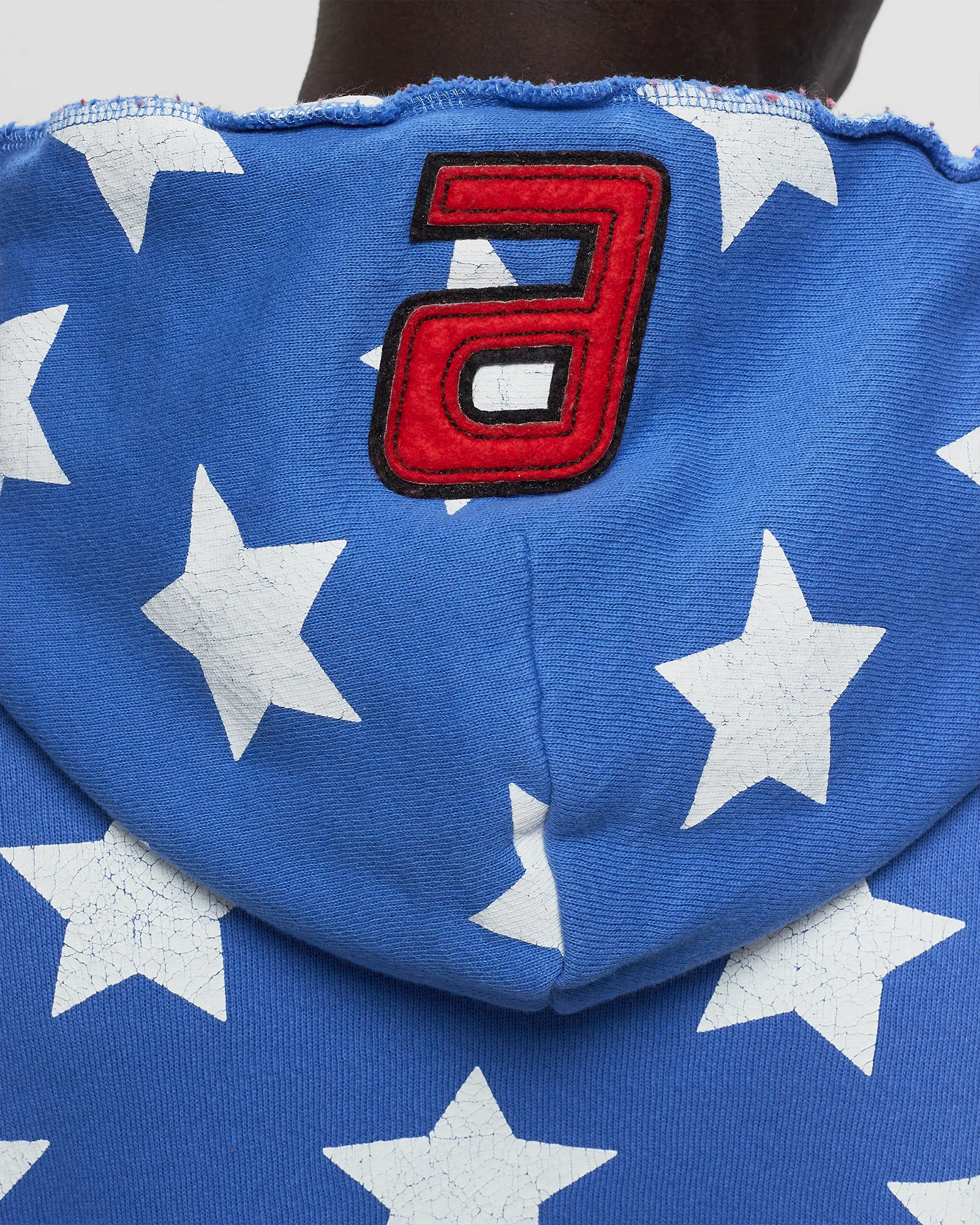 ERL STARS AND STRIPES SWIRL HOODIE KNIT
