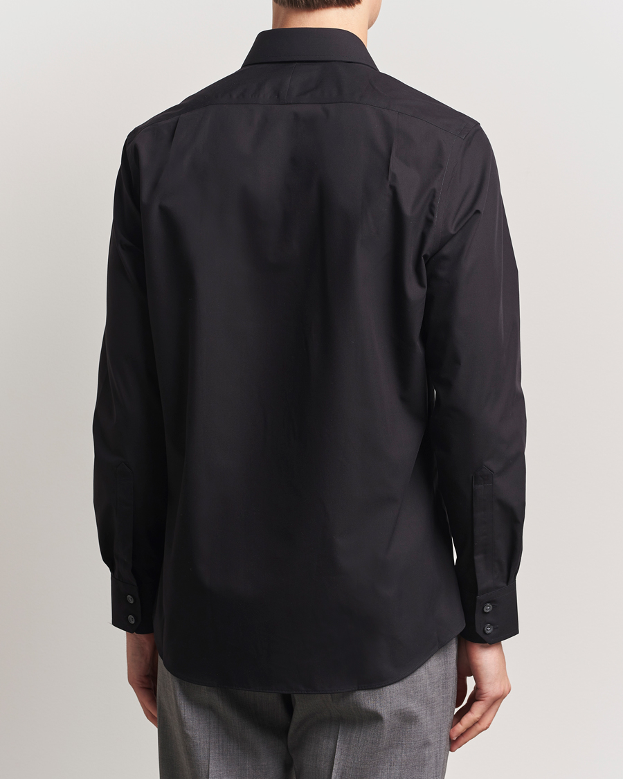 Charles Tyrwhitt Slim Fit Non Iron Poplin Cut Away Shirt Black