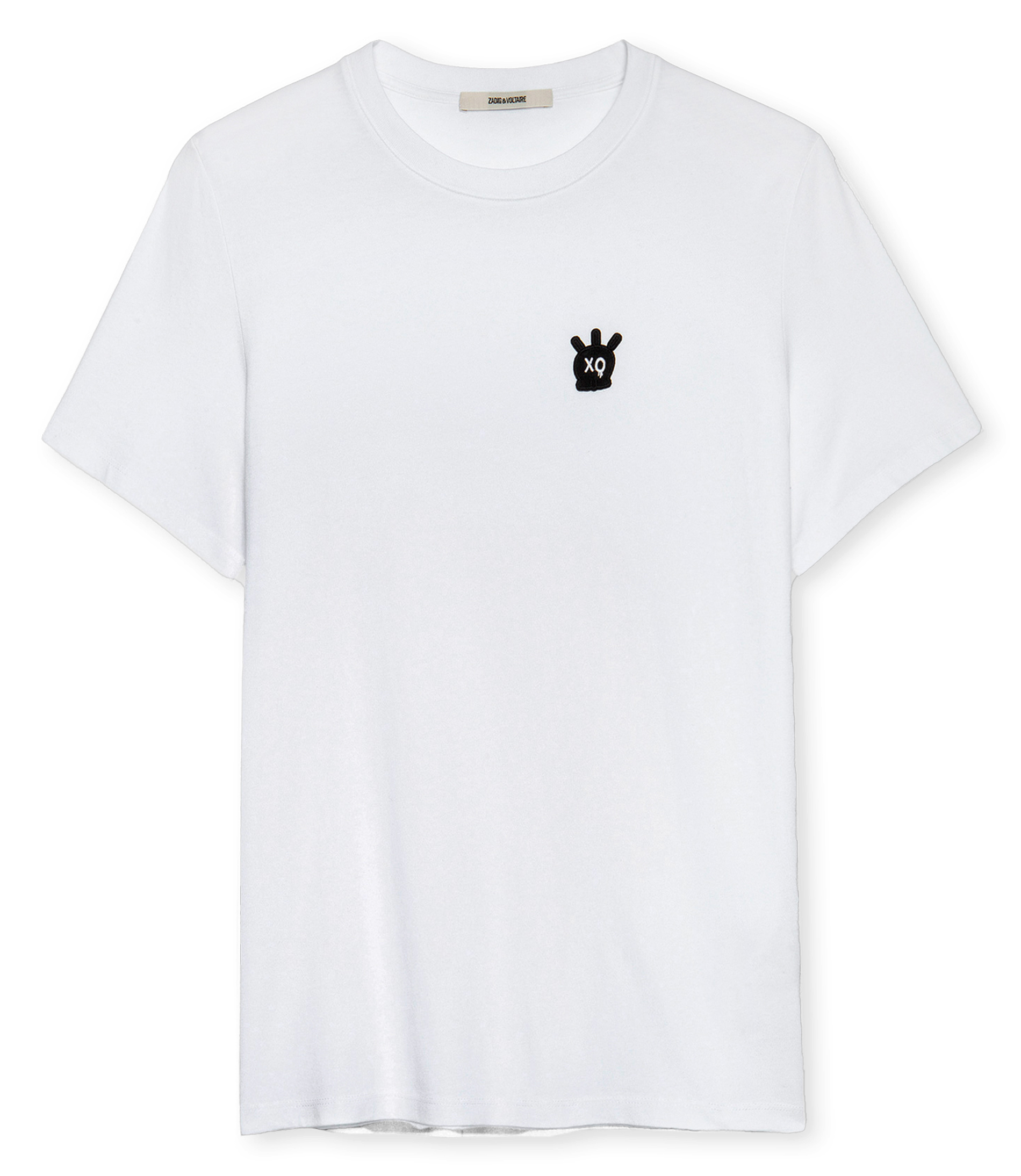 TOMMY - Tee-shirt col rond regular-fit en coton bio | Blanc