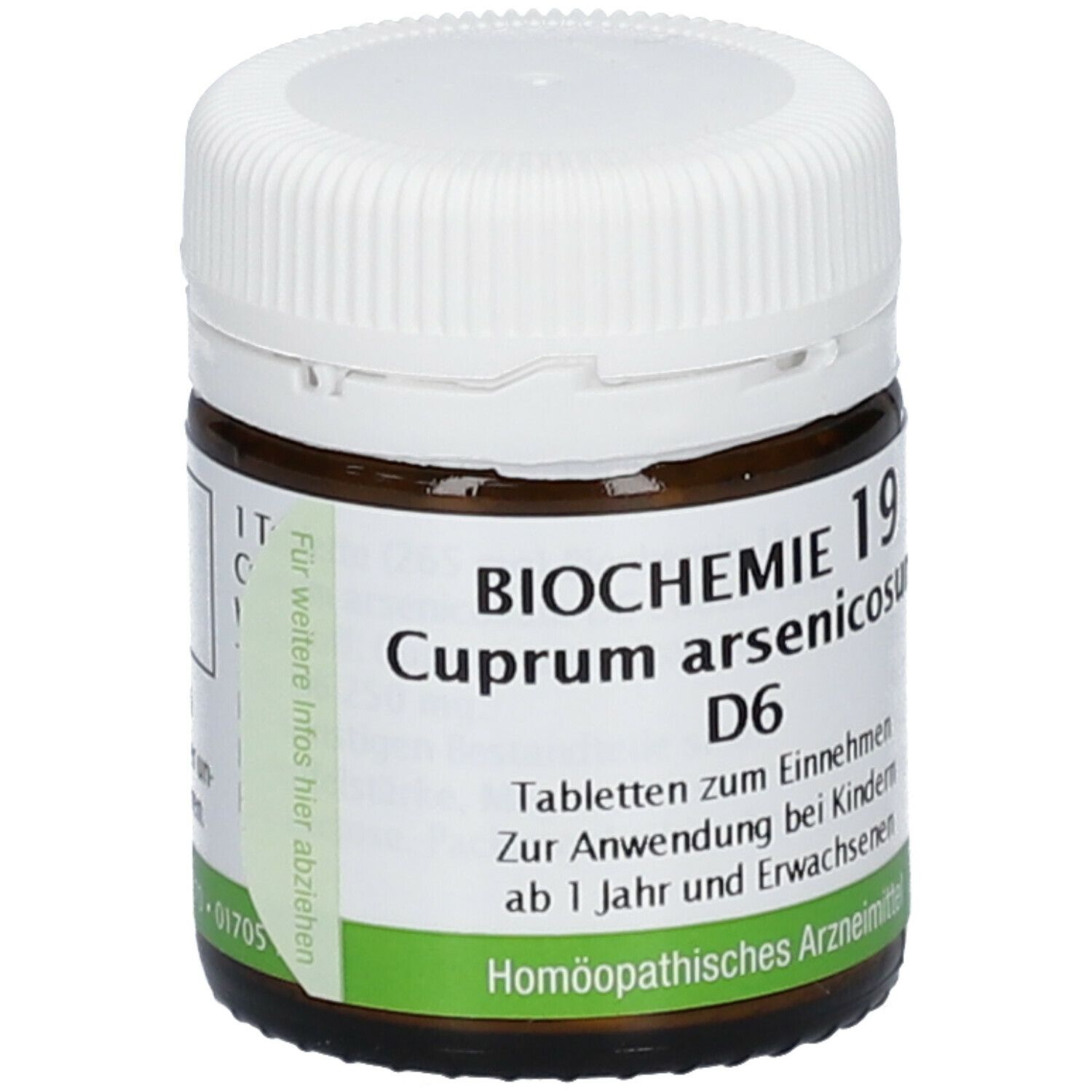 Bombastus Biochemie 19 Cuprum arsenicosum D 6 Tabletten