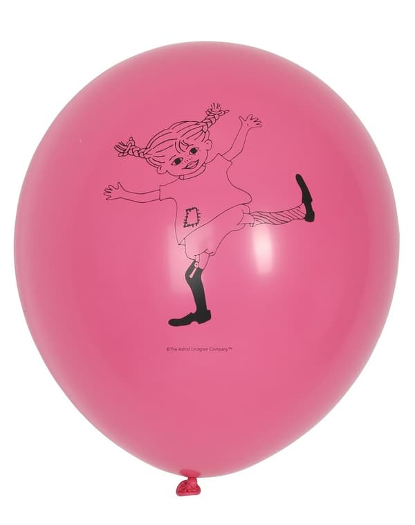 Latexballonger 8-pakk Pippi