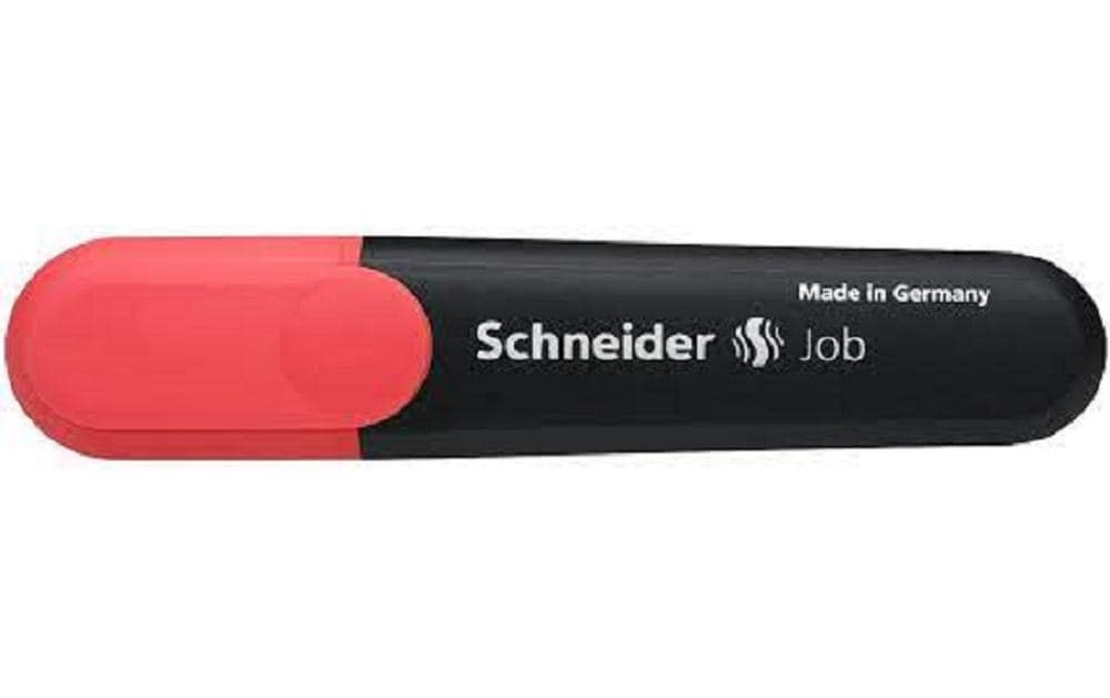 Textmarker Job RotLeuchtmarker für Normal-, Kopier- und Faxpapier