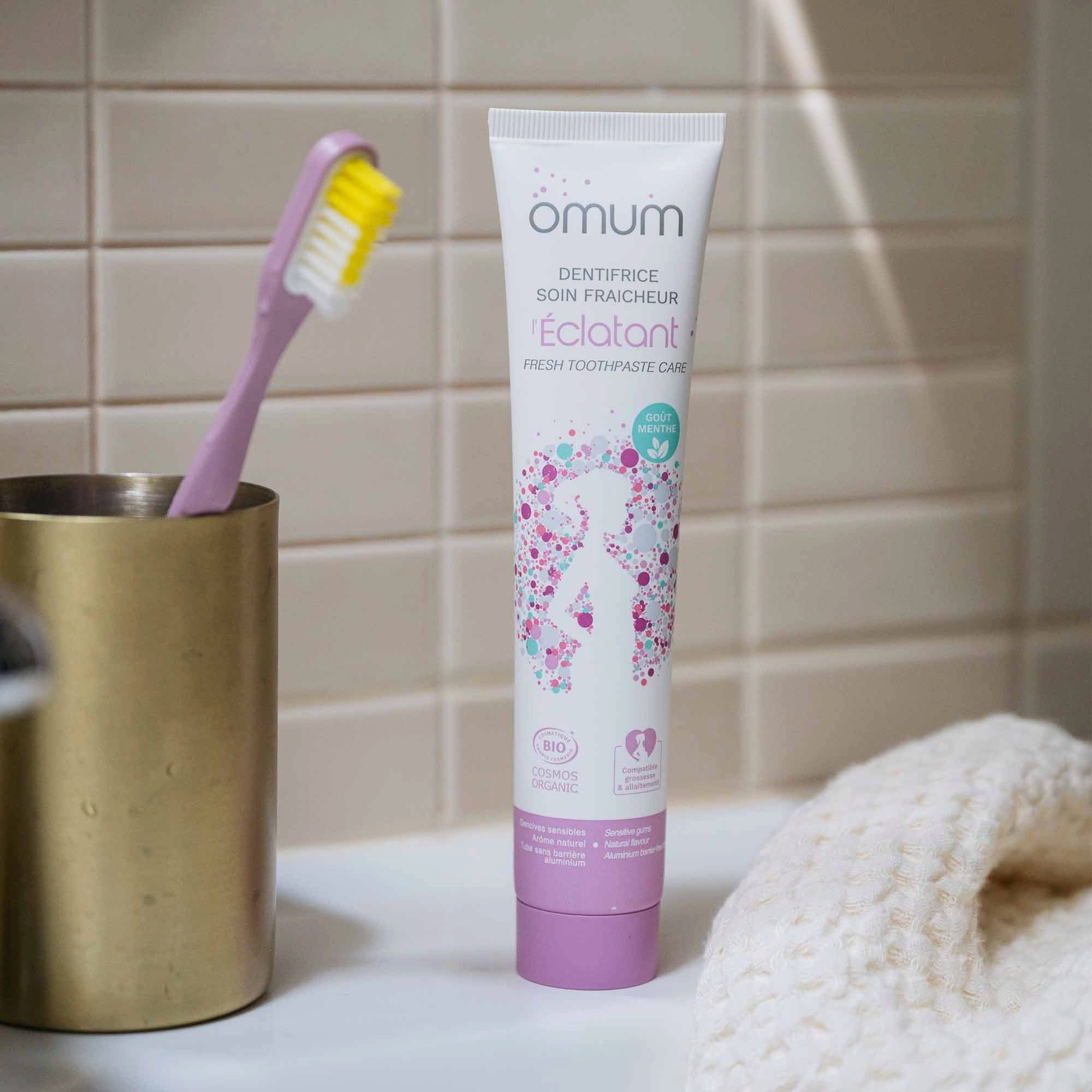 Omum  L'Éclatant Toothpaste Freshness Care, 75 ml