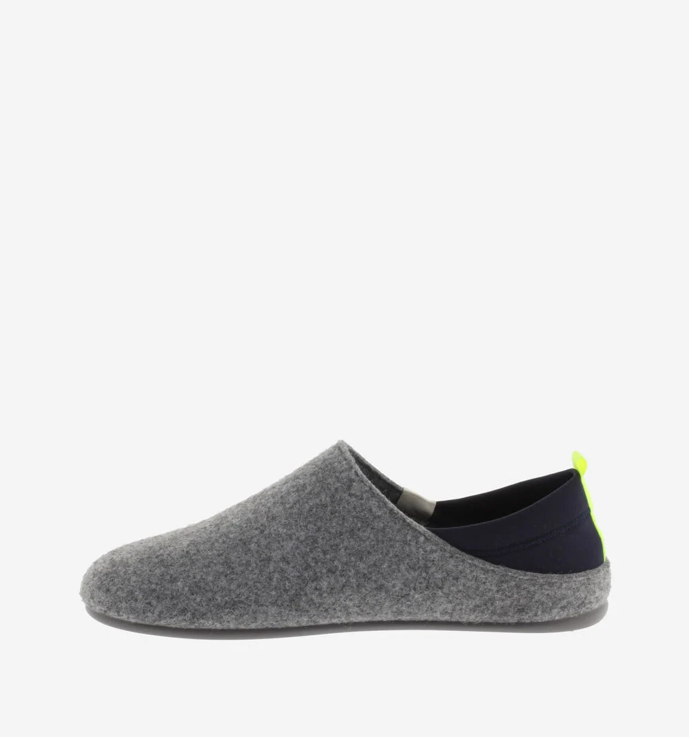 NORTE FELT AND NEOPRENE SLIPPERSGRIS