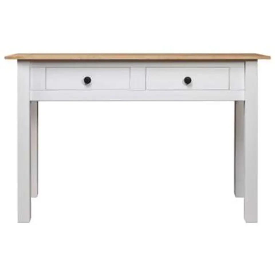 vidaXL - Wandtafel - Wit - Grenenhout