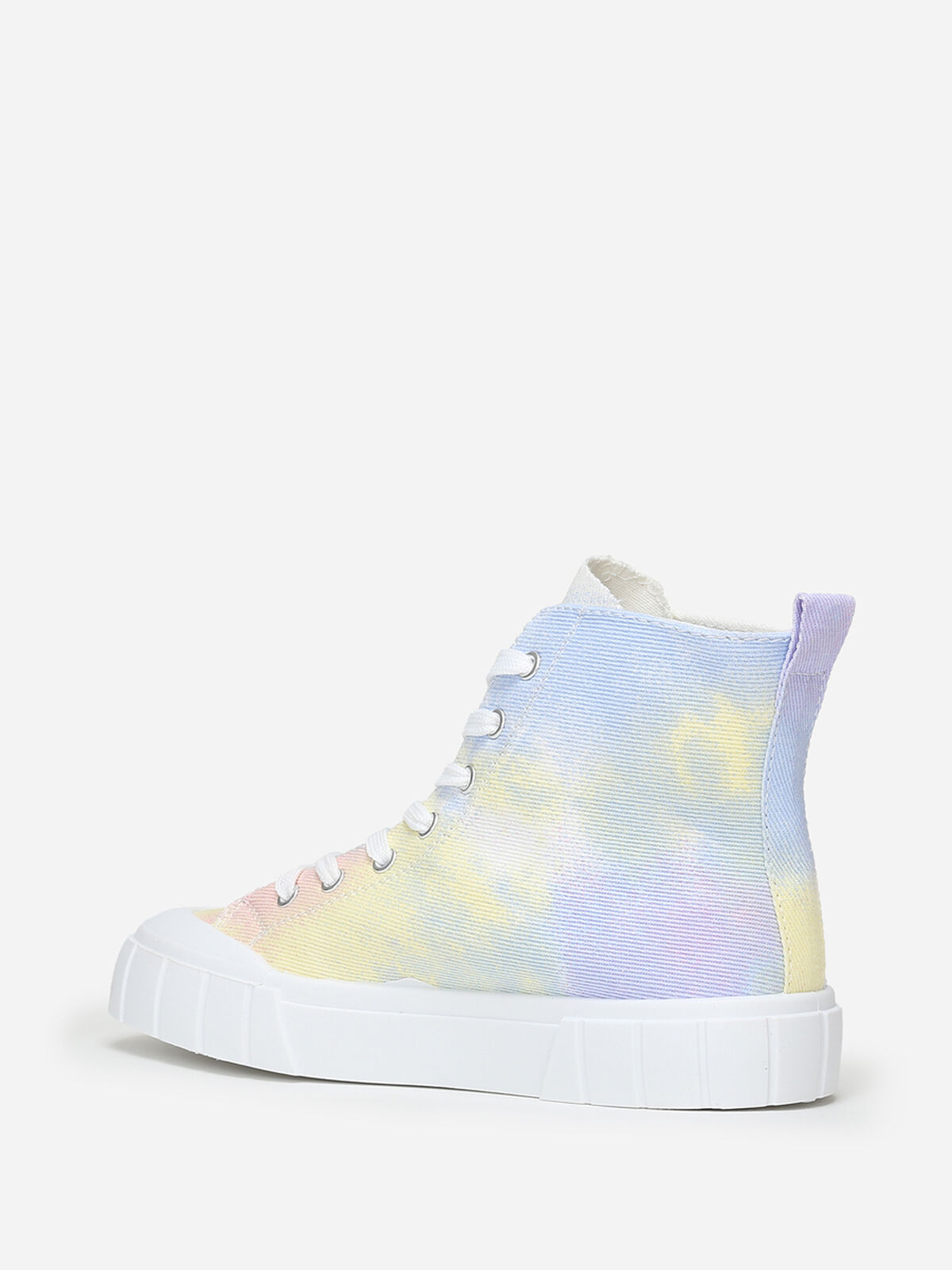 Tennis montantes tie & dye à plateforme- Multicolore