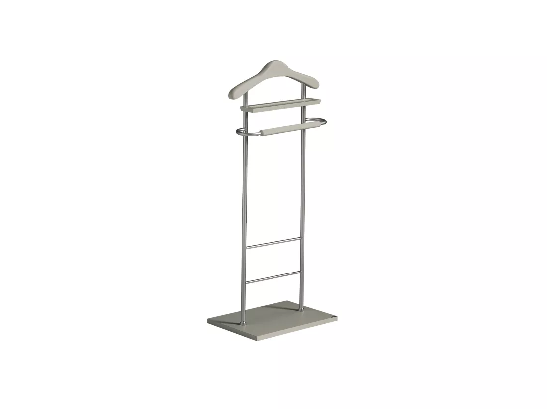 Valet de nuit - H110cm x L45cm x P28cm - hêtre massif taupe - Essence