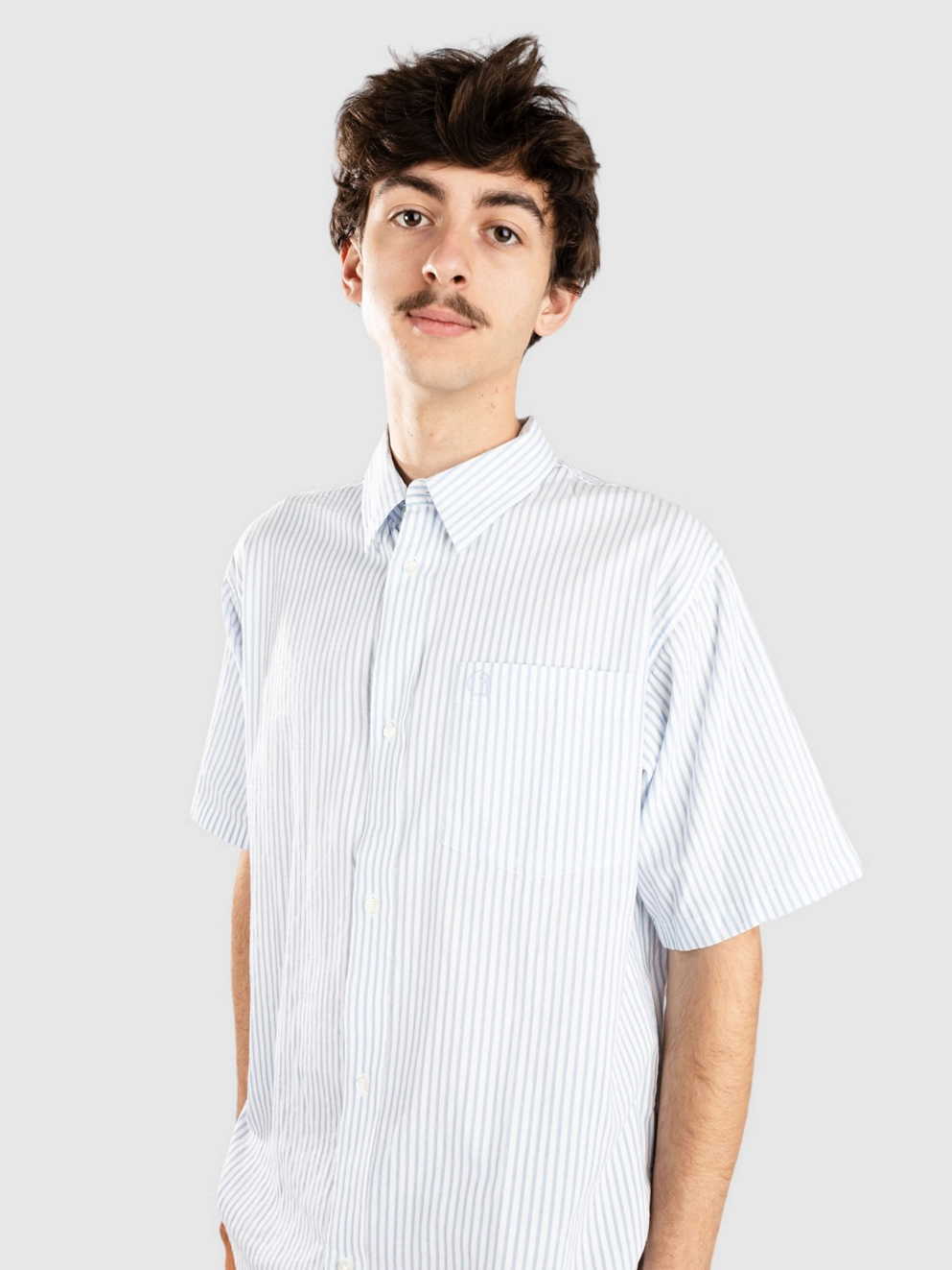Carhartt WIP Phelps Shirt phelps stripe/bluebird