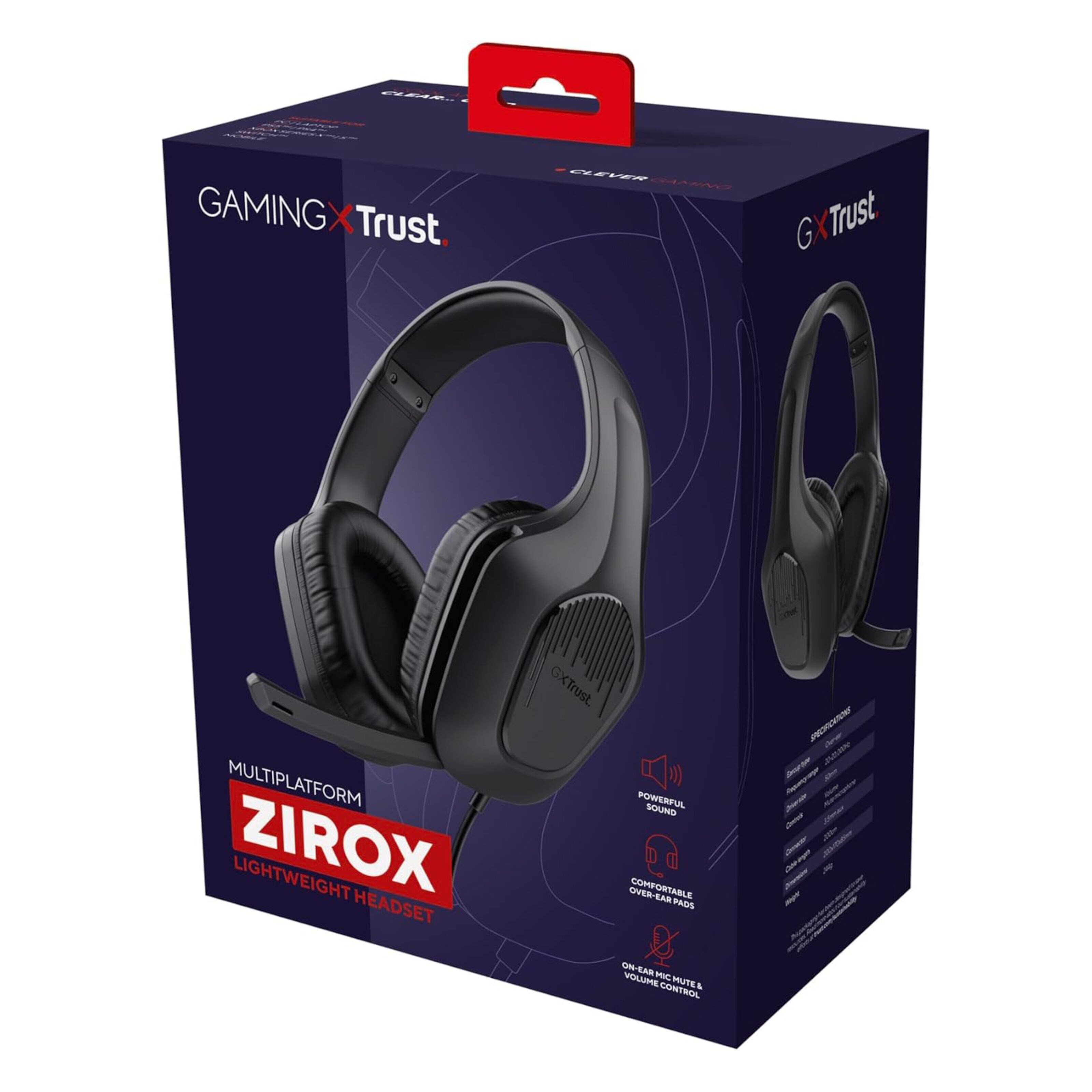 Trust GXT415 Zirox Gamingheadset