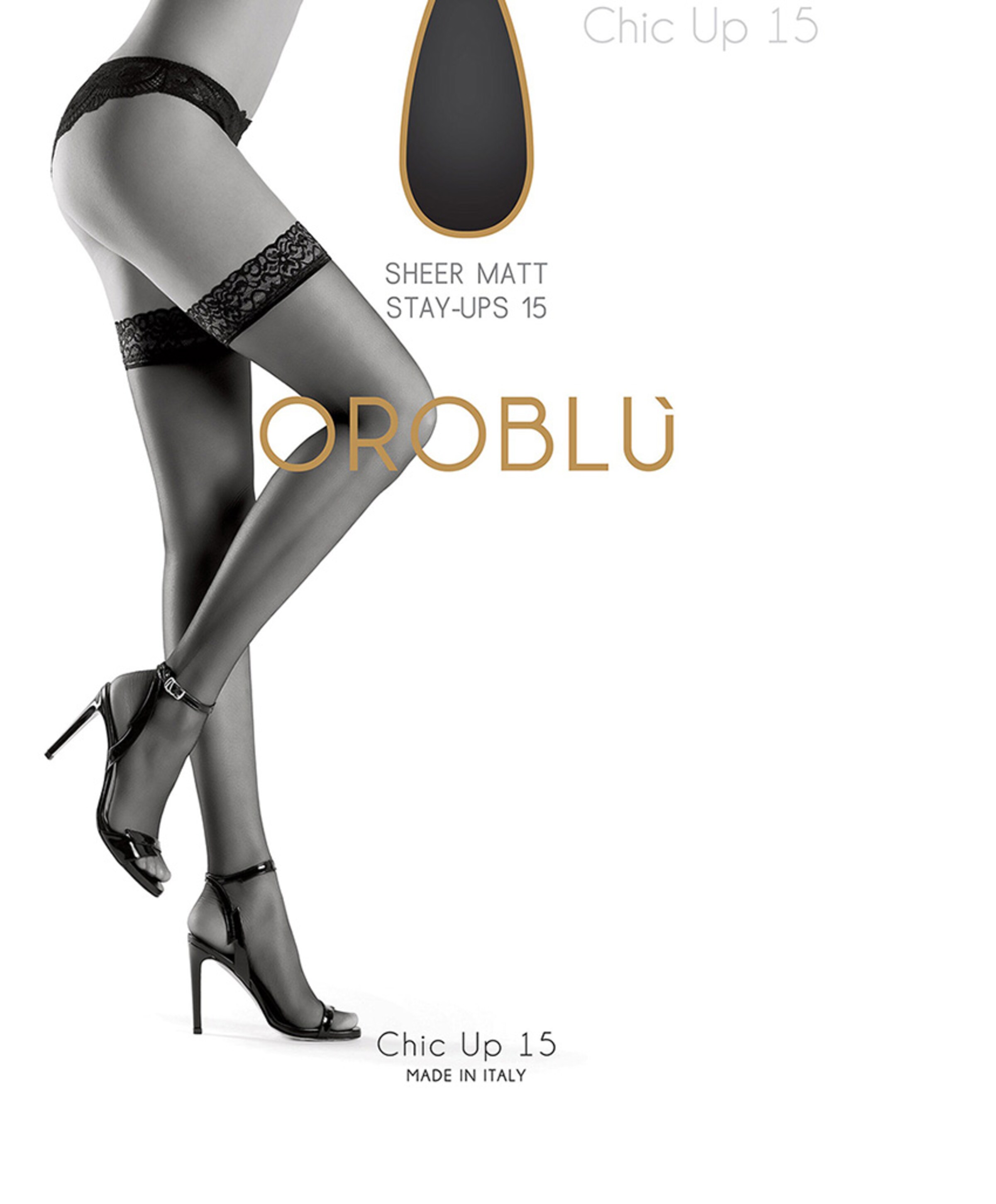 Oroblu Dames panty 15 denier zwart
