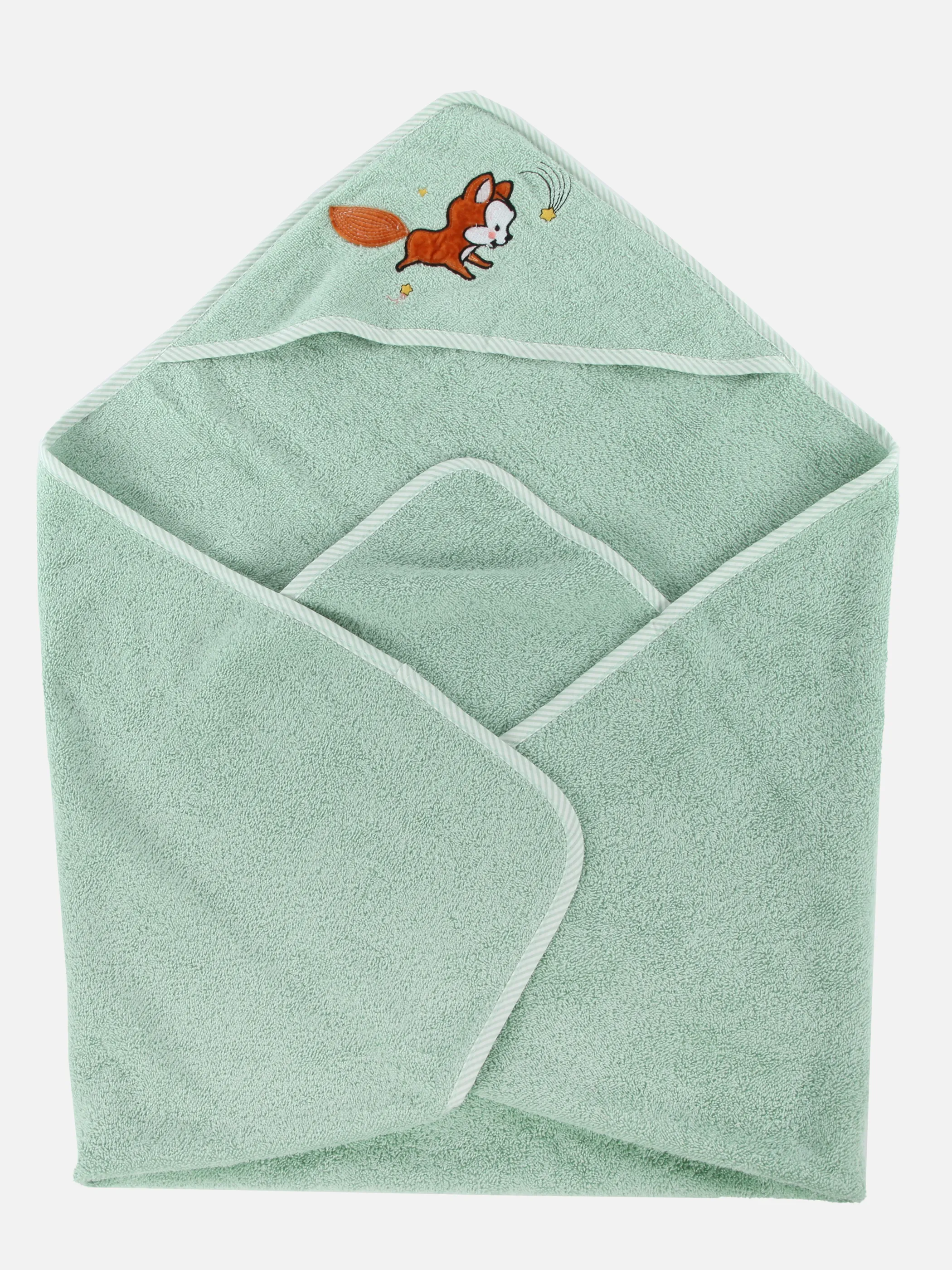 Baby Badetuch mit Mütze
