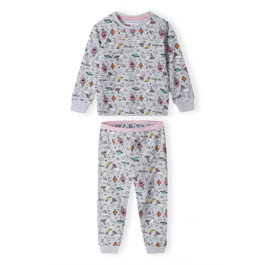 MINOTI Pyjama Grau