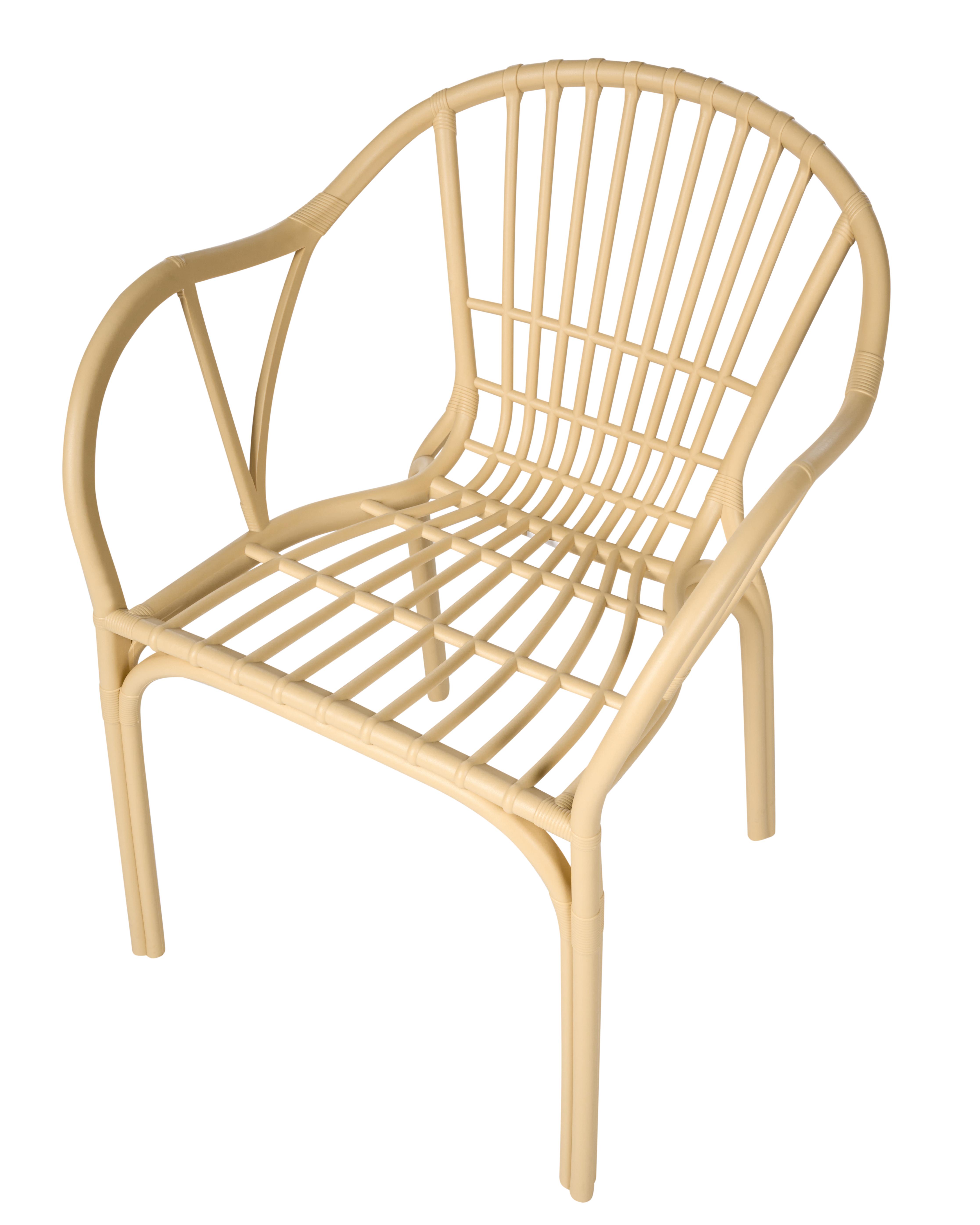 Set van 4 tuinstoelen ANDORA Beige