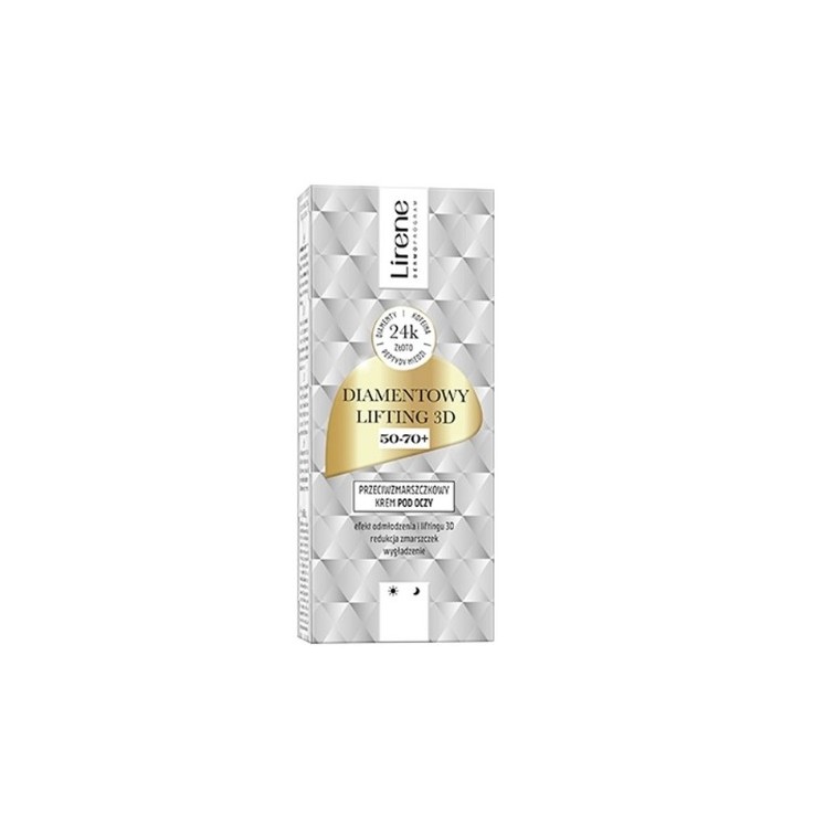 Lirene Diamond Lifting 3D Anti-Falten-Augencreme 15 ml