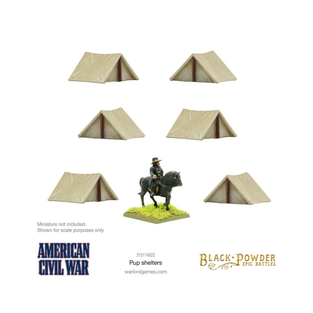 Black Powder Epic Battles - ACW Pup Shelters