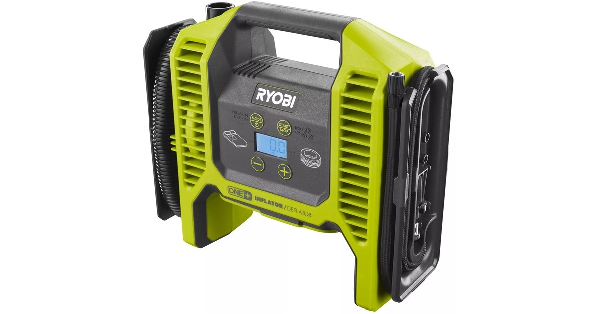 RyobiAccu-Multi Pomp R18MI-0, 18 Volt luchtpomp  (Groen/zwart, zonder batterij en lader)