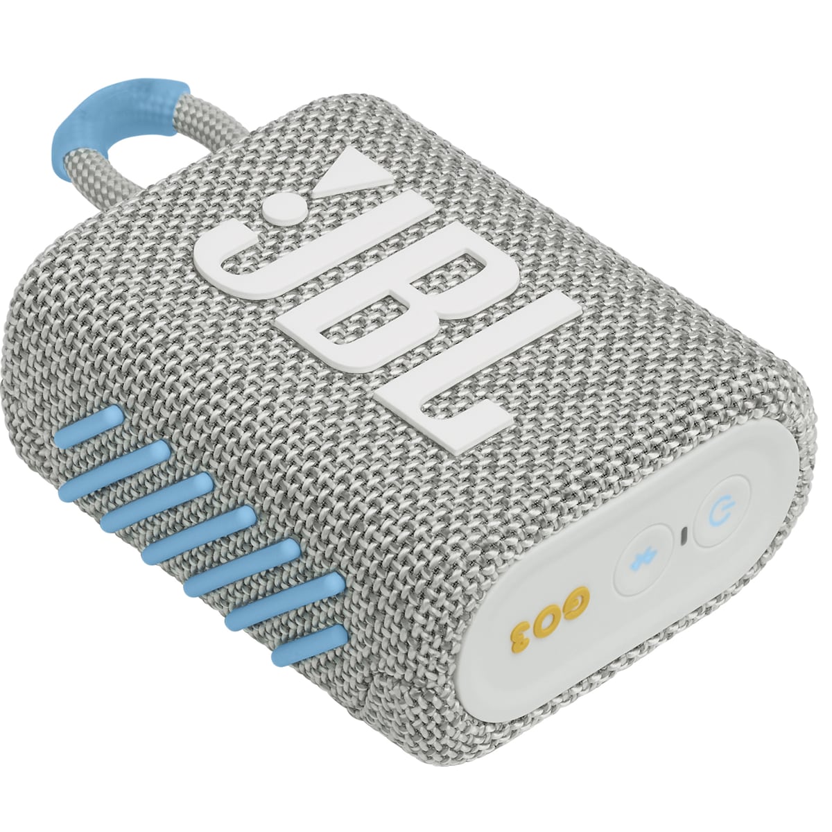 JBL Go 3 Eco bærbar høyttaler (hvit)