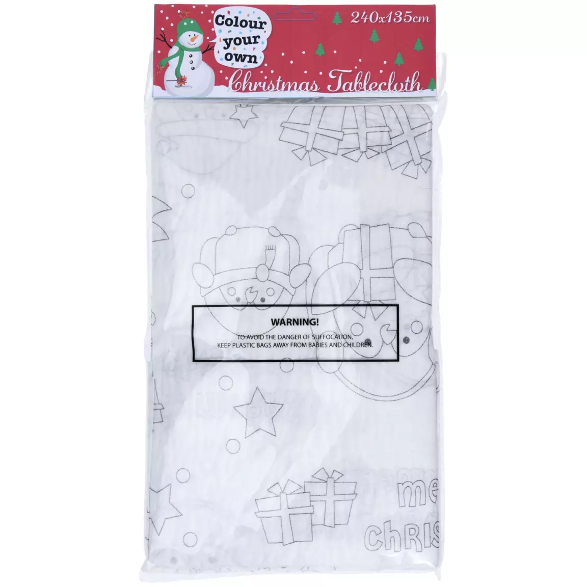 Nappe pour enfant (135 x 240 cm) à décorer