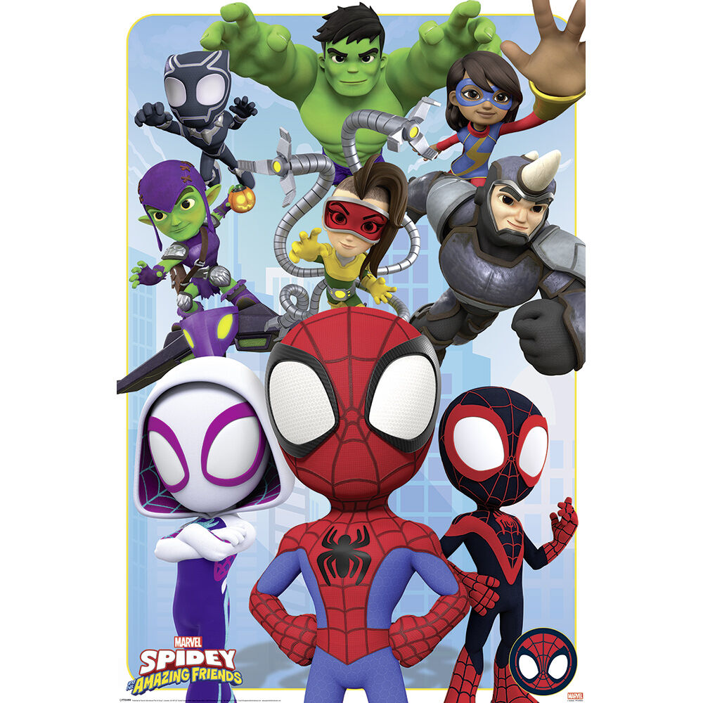 Poster Marvel - Spidey and friends
