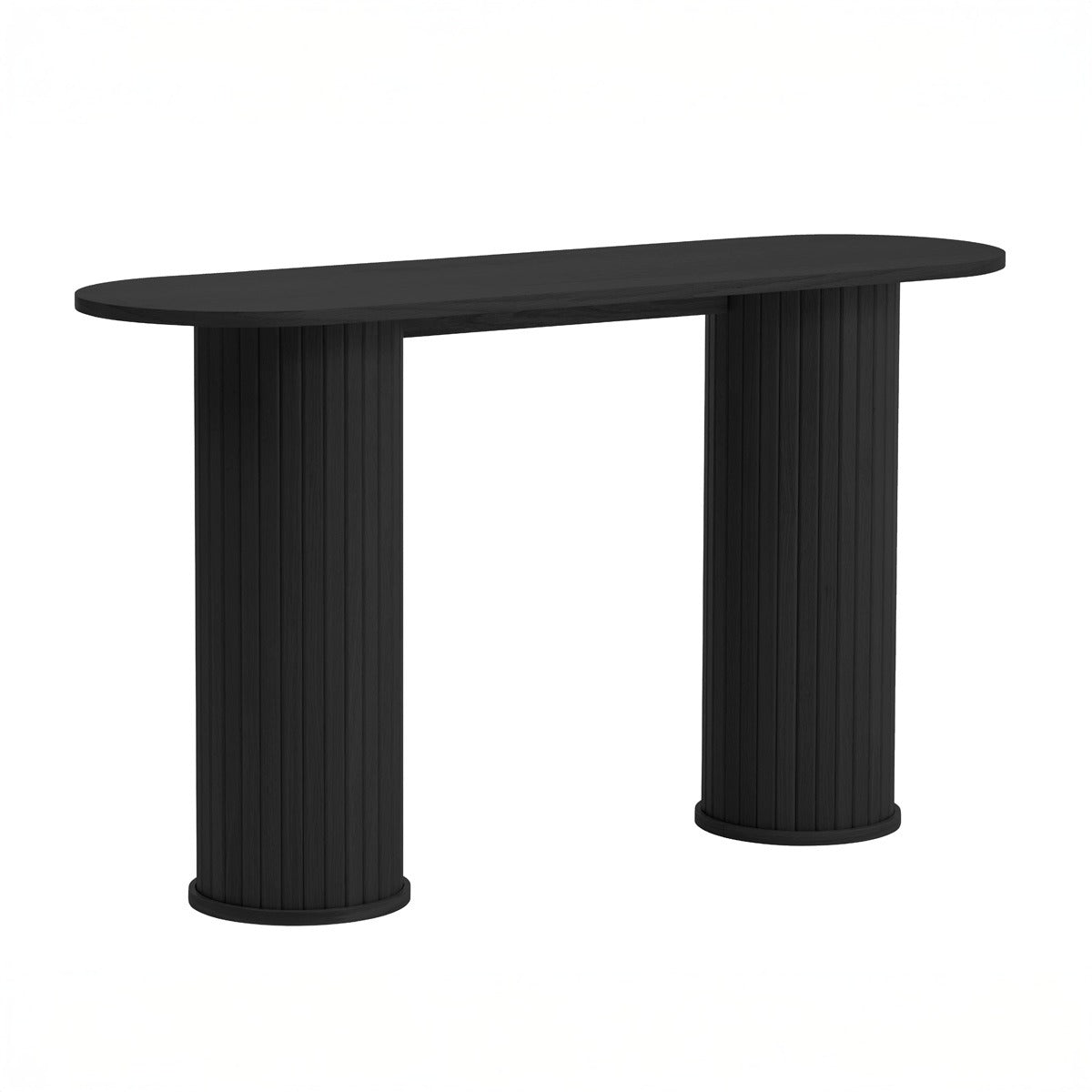 Giga Living - Sidetable Zwart Eikenhout - 130x40x75cm - Nola