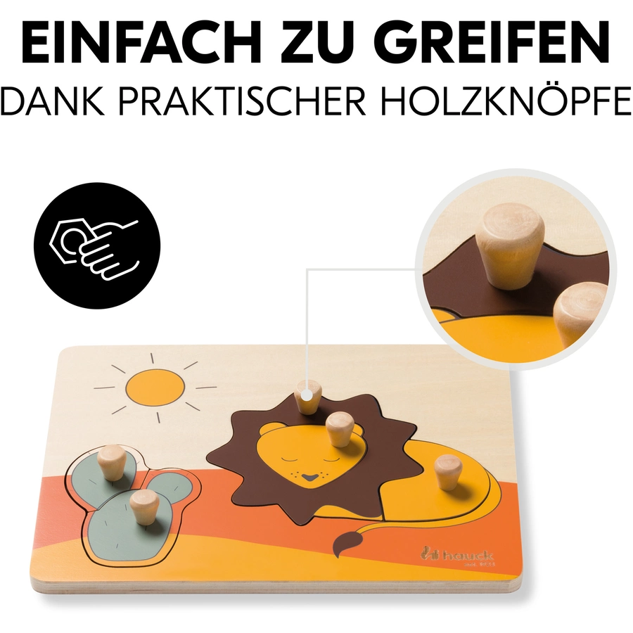 hauck Steckpuzzle Puzzle N Sort Lion
