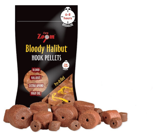 Carp Zoom Bloody Halibut Hook Pellets 150 gr