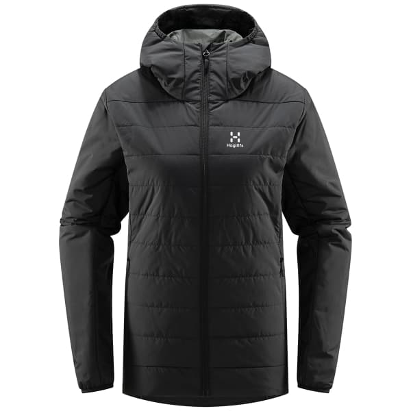 Doudoune randonnée HAGLÖFS MIMIC SILVER HOOD W TRUE BLACK