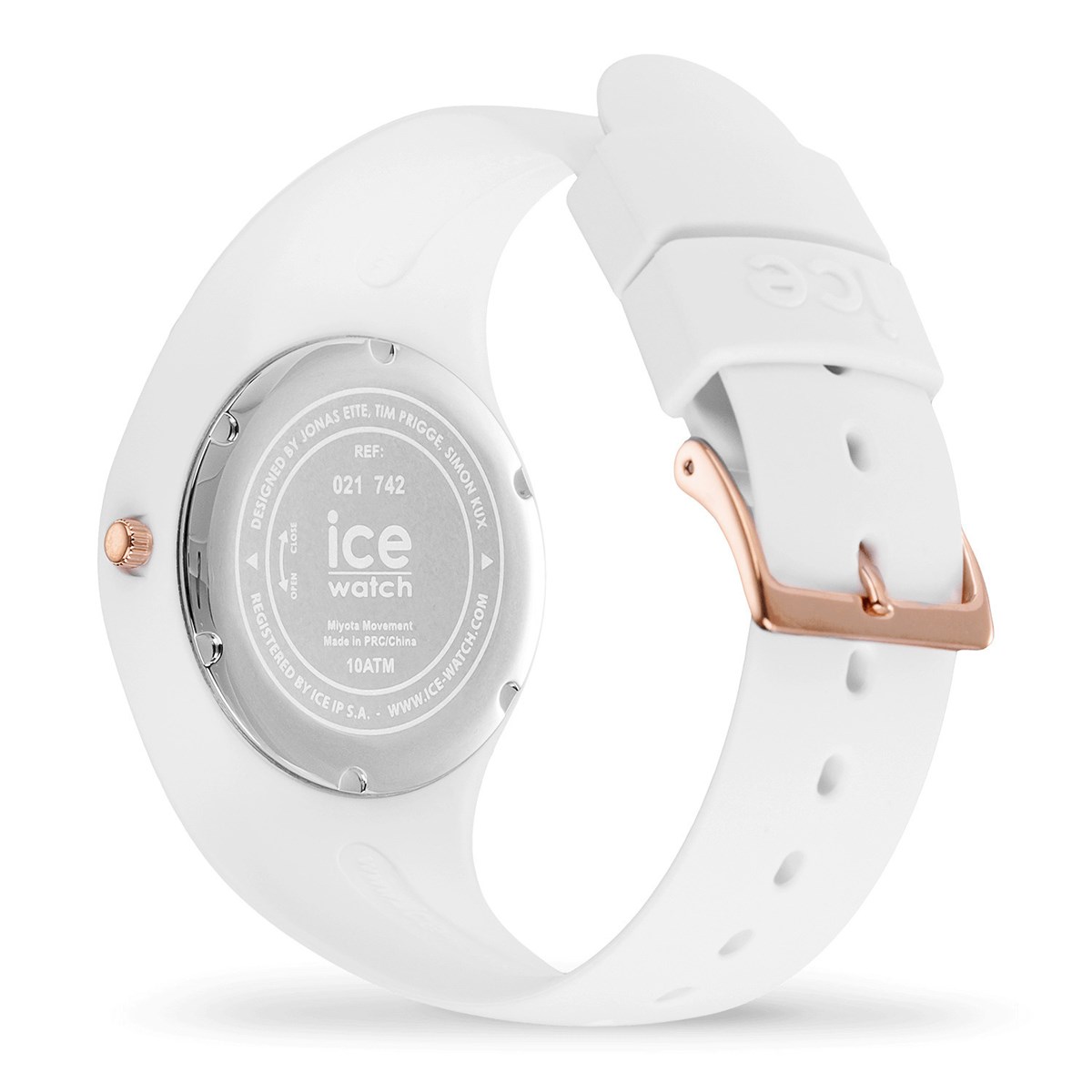 Montre femme ICE flower- White bouquet