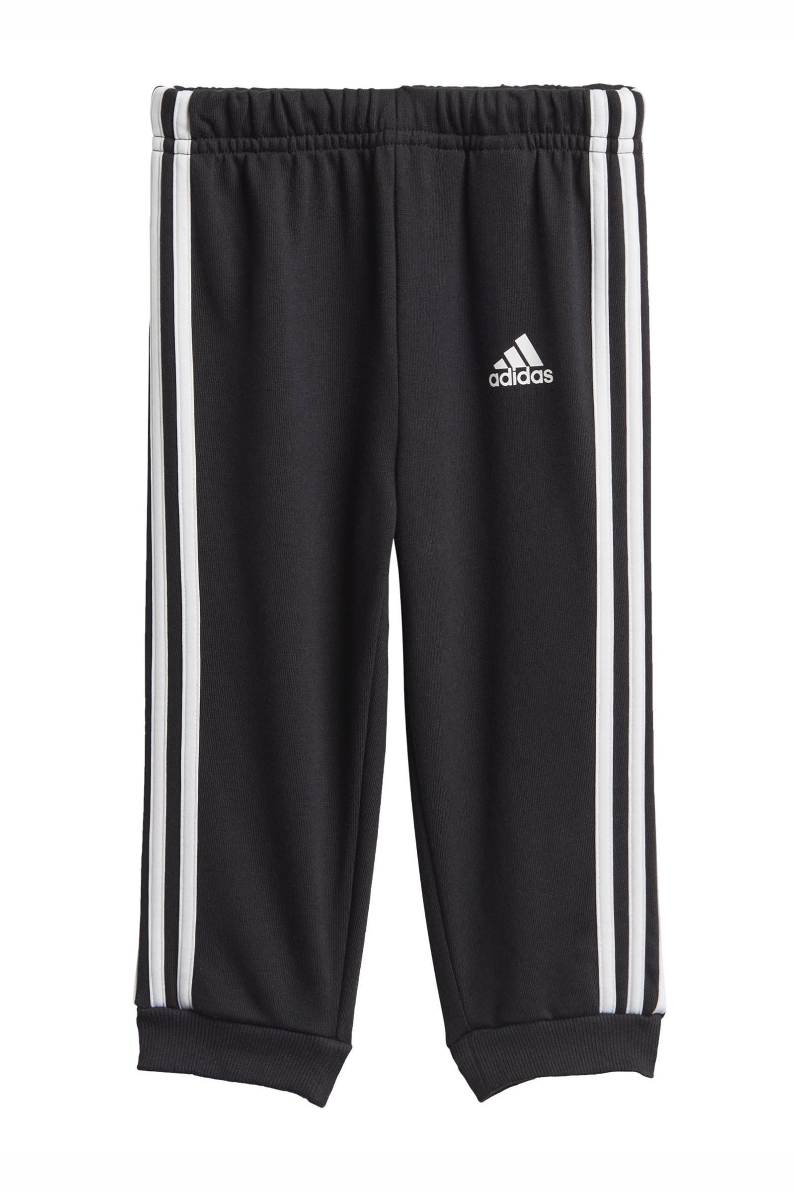 adidas joggingpak zwart/wit