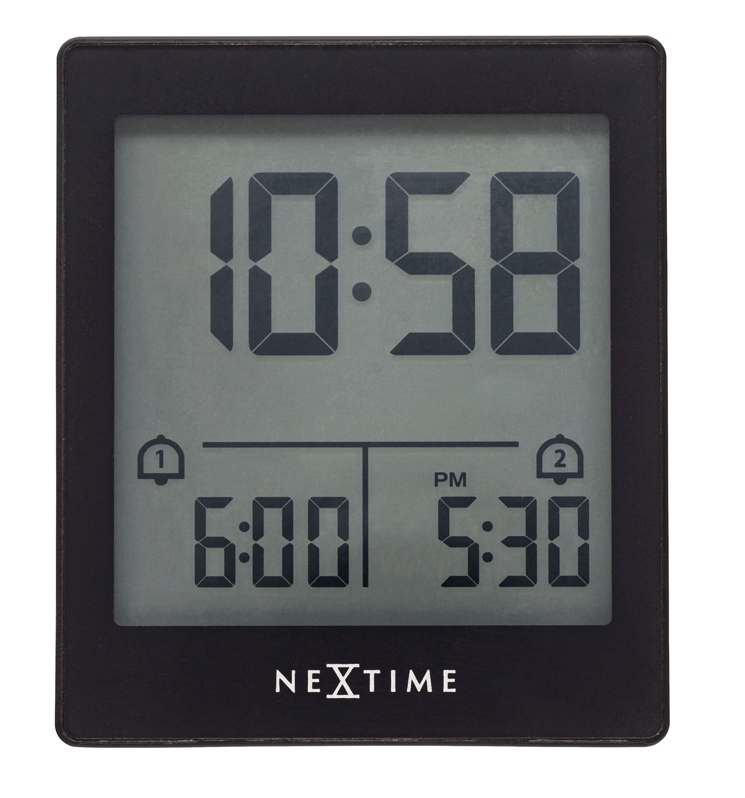 NeXtime - Digitale Tafelwekker 7,7x8,9x3 cm - RCC - Temperatuur -