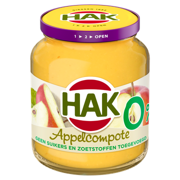 Hak Appelcompote 0% 350g