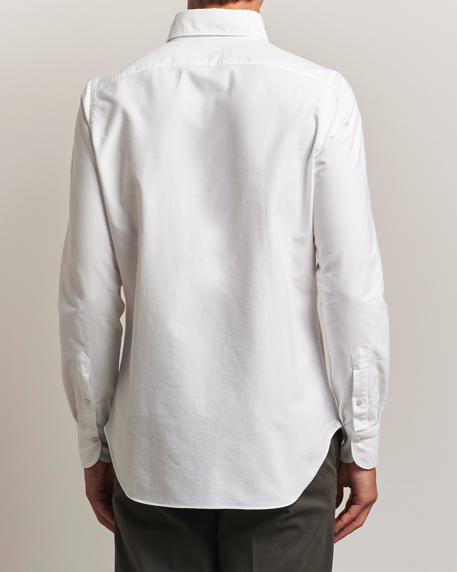 Finamore Napoli Gaeta Oxford Button Down Shirt White