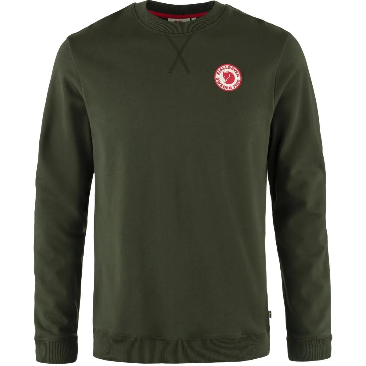 Fjällräven Men's 1960 Logo Badge Sweater Deep Forest