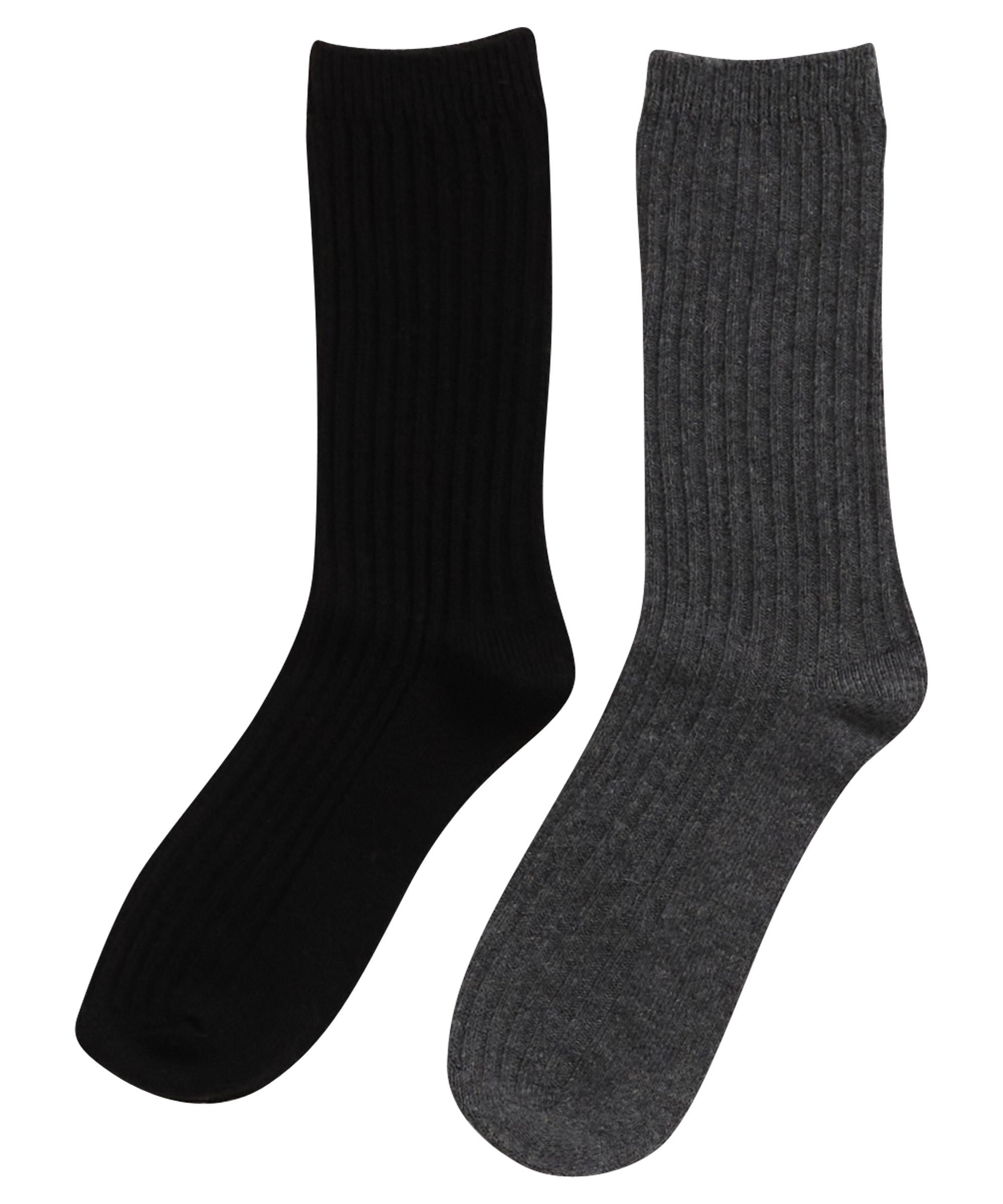 2-pack sokken rib