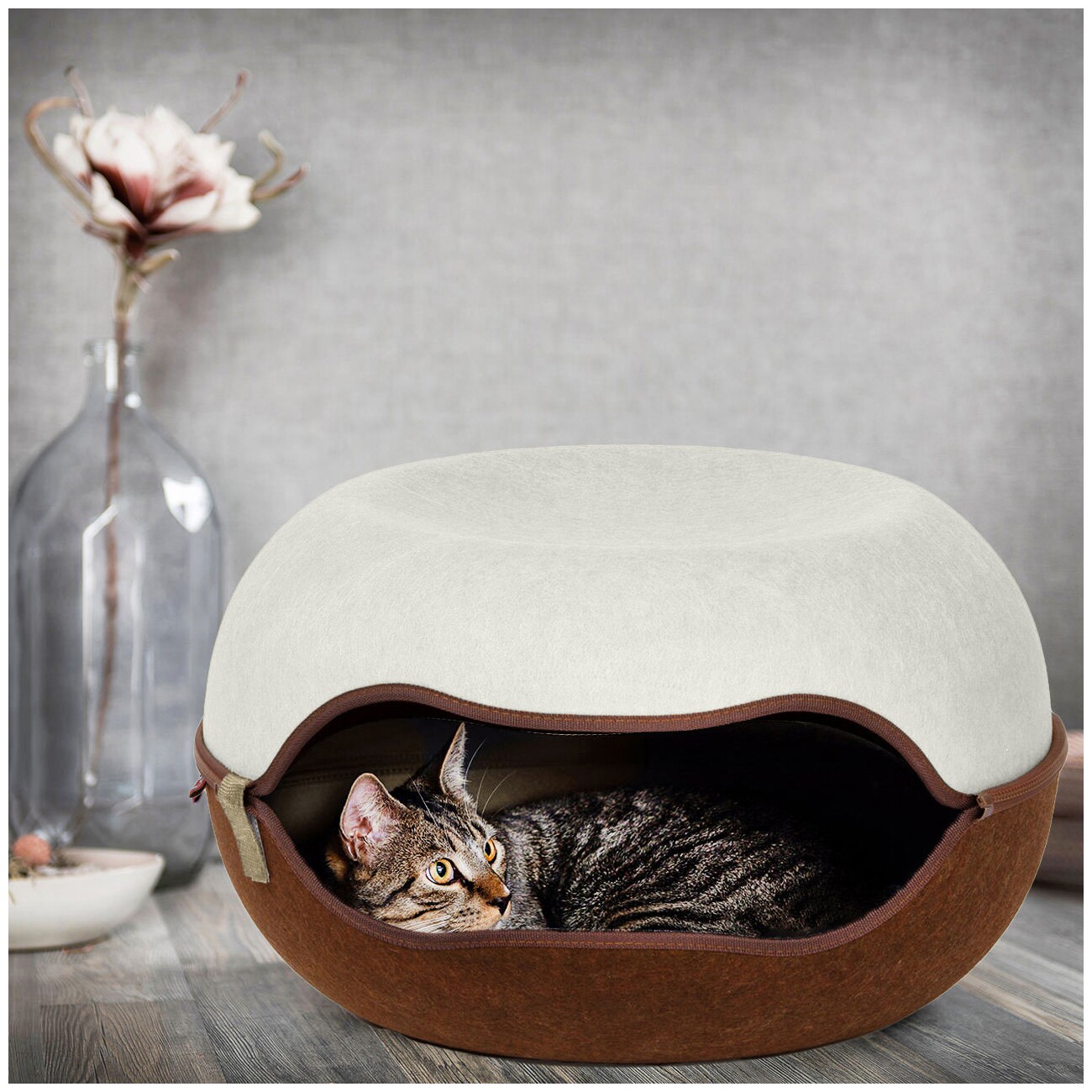 Canadian Cat Company Filz Katzennest 2.0 weiß