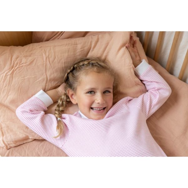 Feetje Wafel Pyjama - Roze - Maat 80