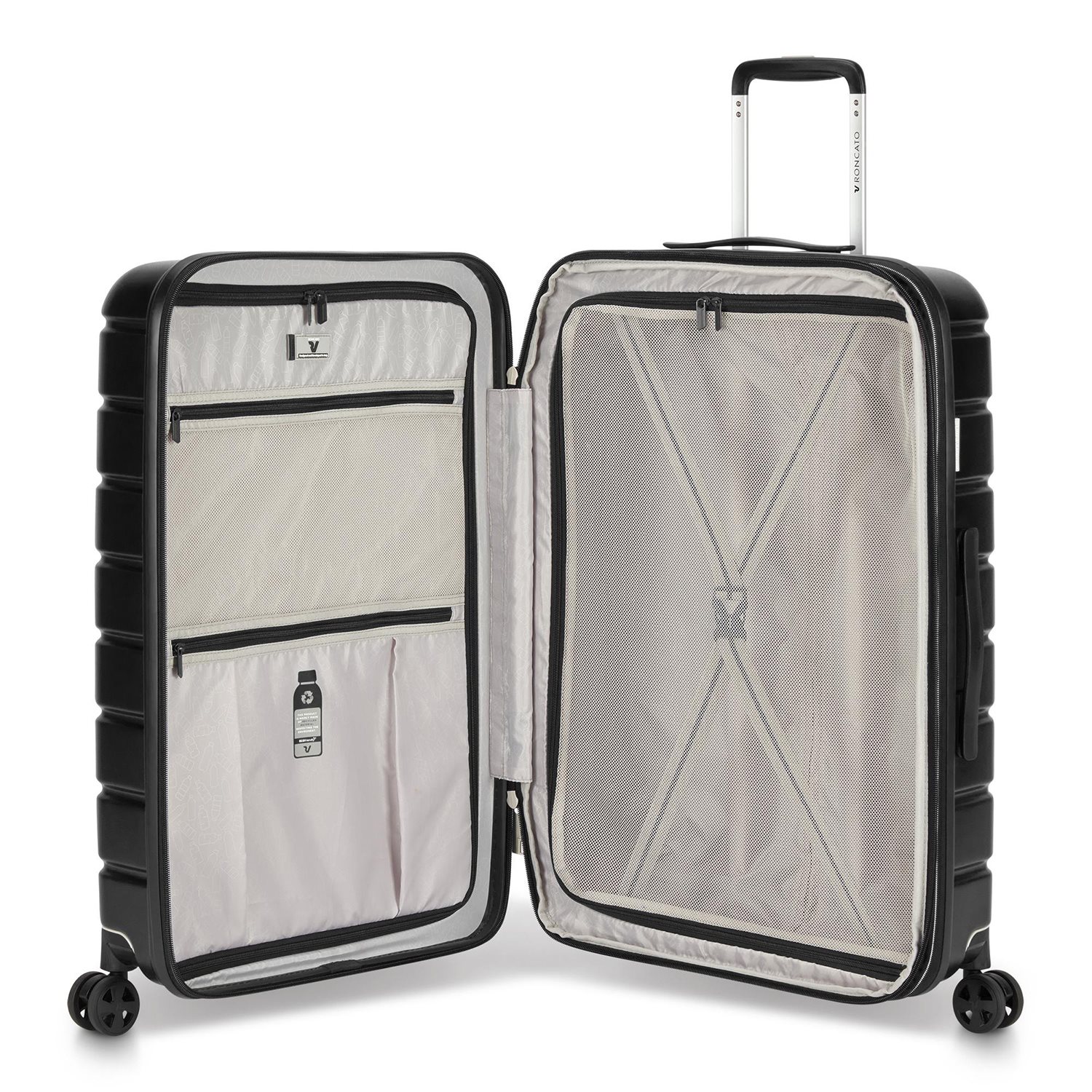 Roncato ReLIFE Expandable Trolley 73 Detachable Wheels nero