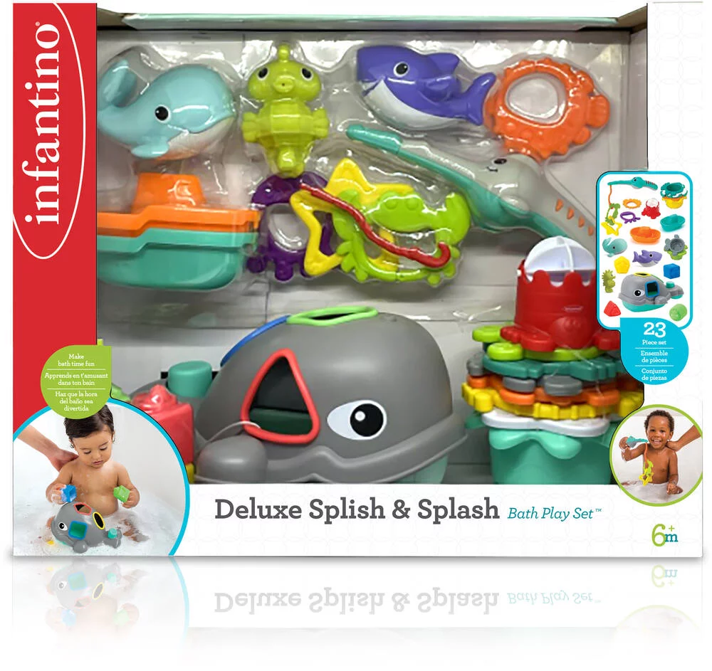 MEGA SET DE BAIN SPLISH & SPLASH 23 PIECES